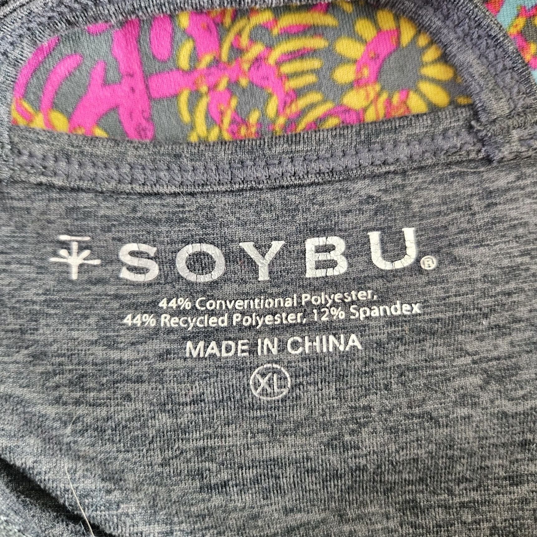 Vintage Soybu Womens Dress XL Blue Sleeveless A-Line Casual Polyester Blend Shirt Dress Womens Size XL / US 12-14 / IT 48-50 - 4 Thumbnail