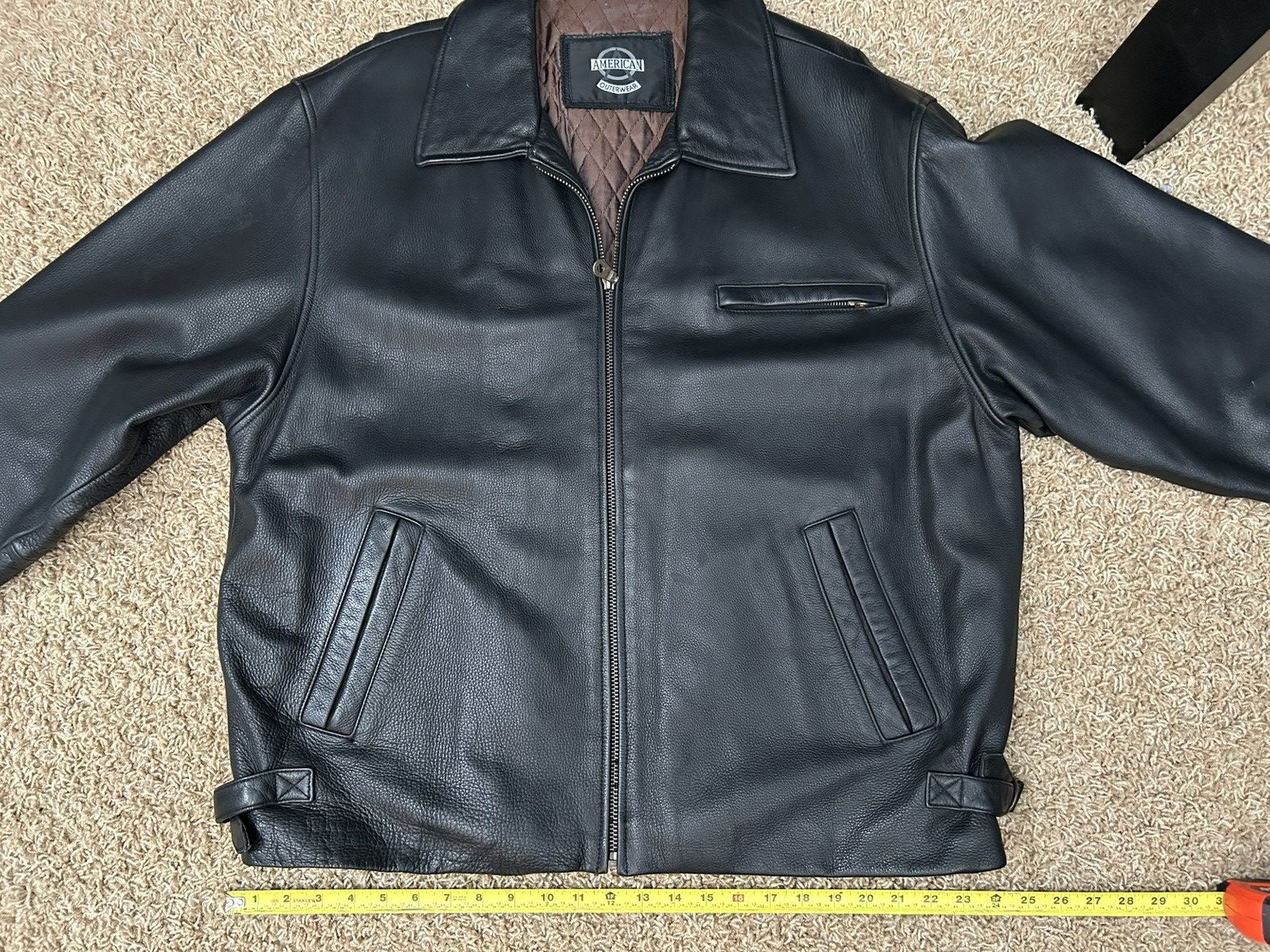 Other Vintage American Outwear leather jacket Size US XL / EU 56 / 4 - 5 Thumbnail
