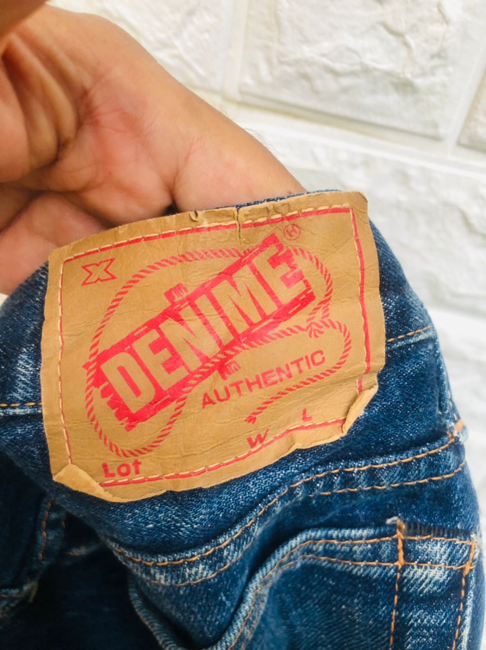 Denime × Japanese Brand × Vintage Vintage Denime Skirt Japanese Designer Fashion Style Size 29" - 9 Thumbnail