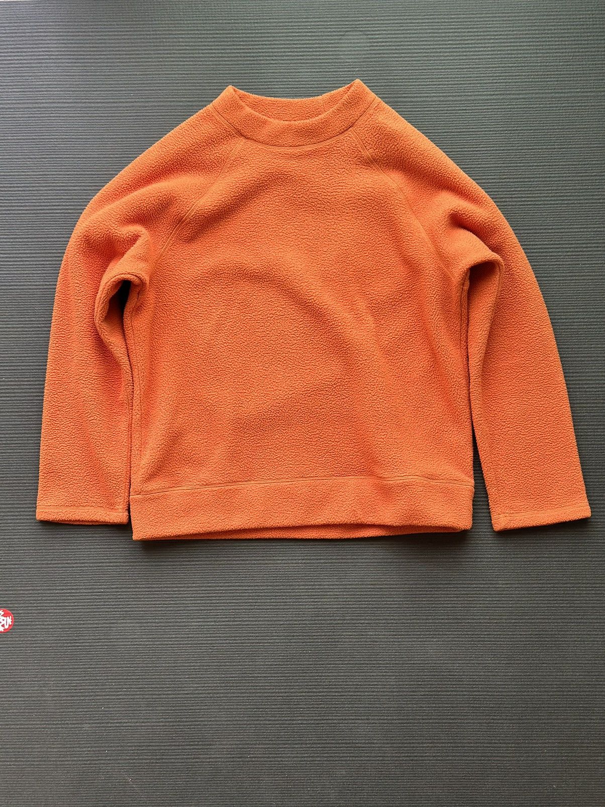 image of Aime Leon Dore Deep Pile Crewneck Sweatshirt in Orange, Men's (Size Large)