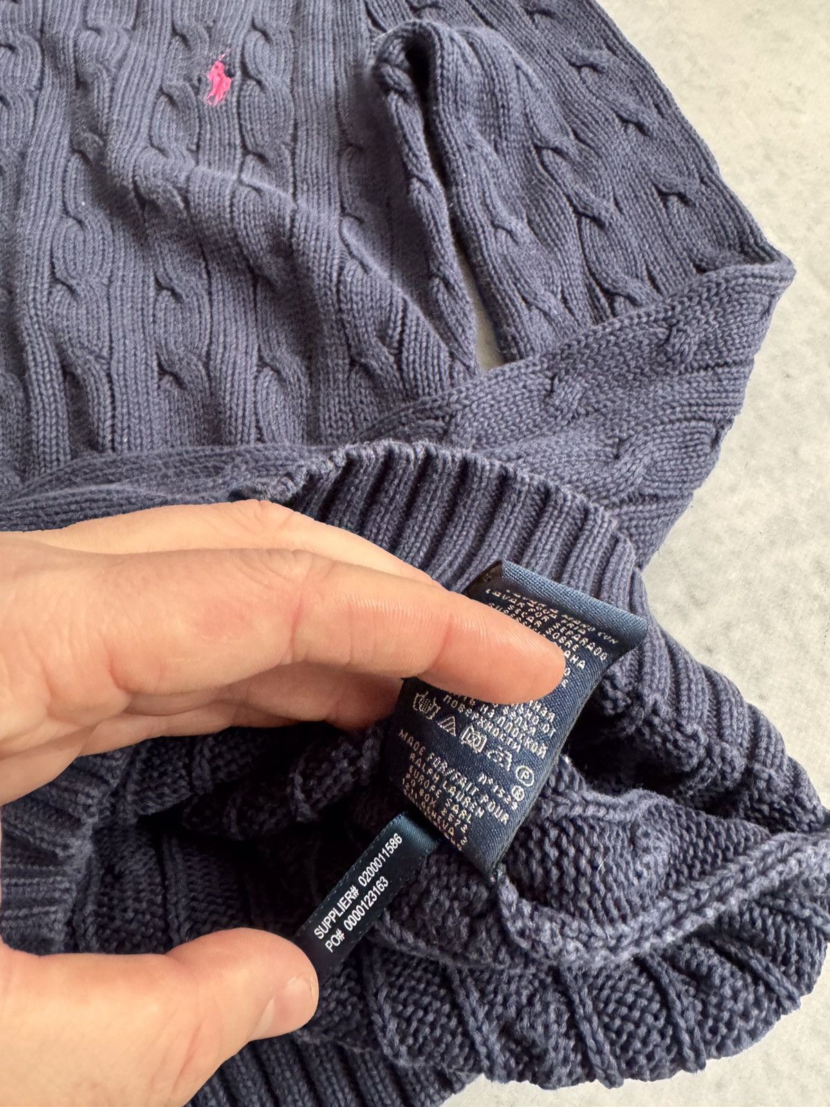 Polo Ralph Lauren × Vintage 🥰POLO RALPH LAUREN KNIT SWEATER jumper woman’s preppy Size XS / US 0-2 / IT 36-38 - 8 Thumbnail