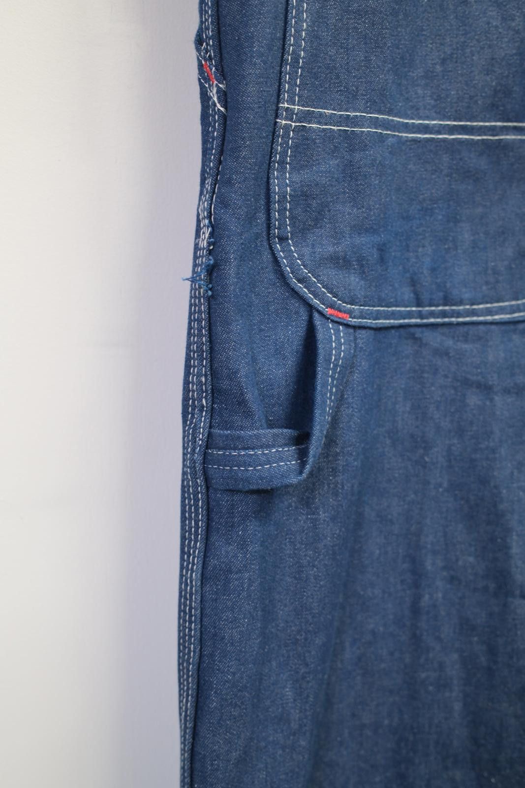 Dickies 90's Dickies Dark Denim Overalls Straight-Leg Jeans Size ONE SIZE - 6 Thumbnail
