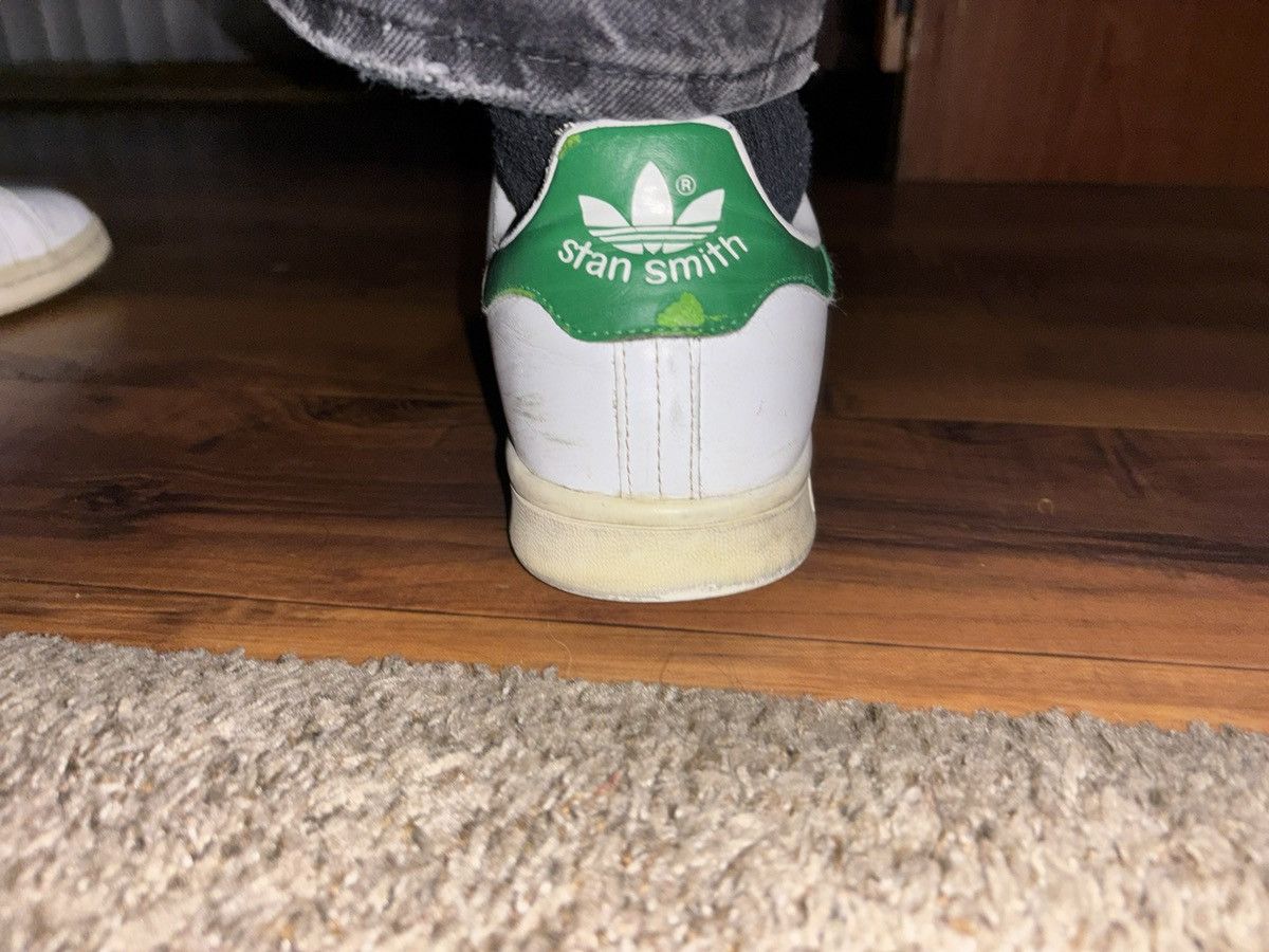 Adidas Adidas White Stan Smiths Leather Men’s Shoes Size 10.5 Used Size US 10.5 / EU 43-44 - 10 Thumbnail