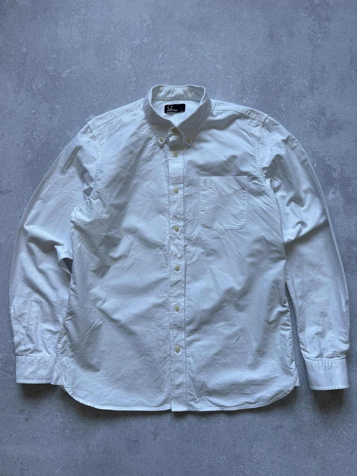 Designer × Fred Perry × Vintage Shirts button ups Fred Perry Vintage White size L Size US L / EU 52-54 / 3 - 2 Thumbnail
