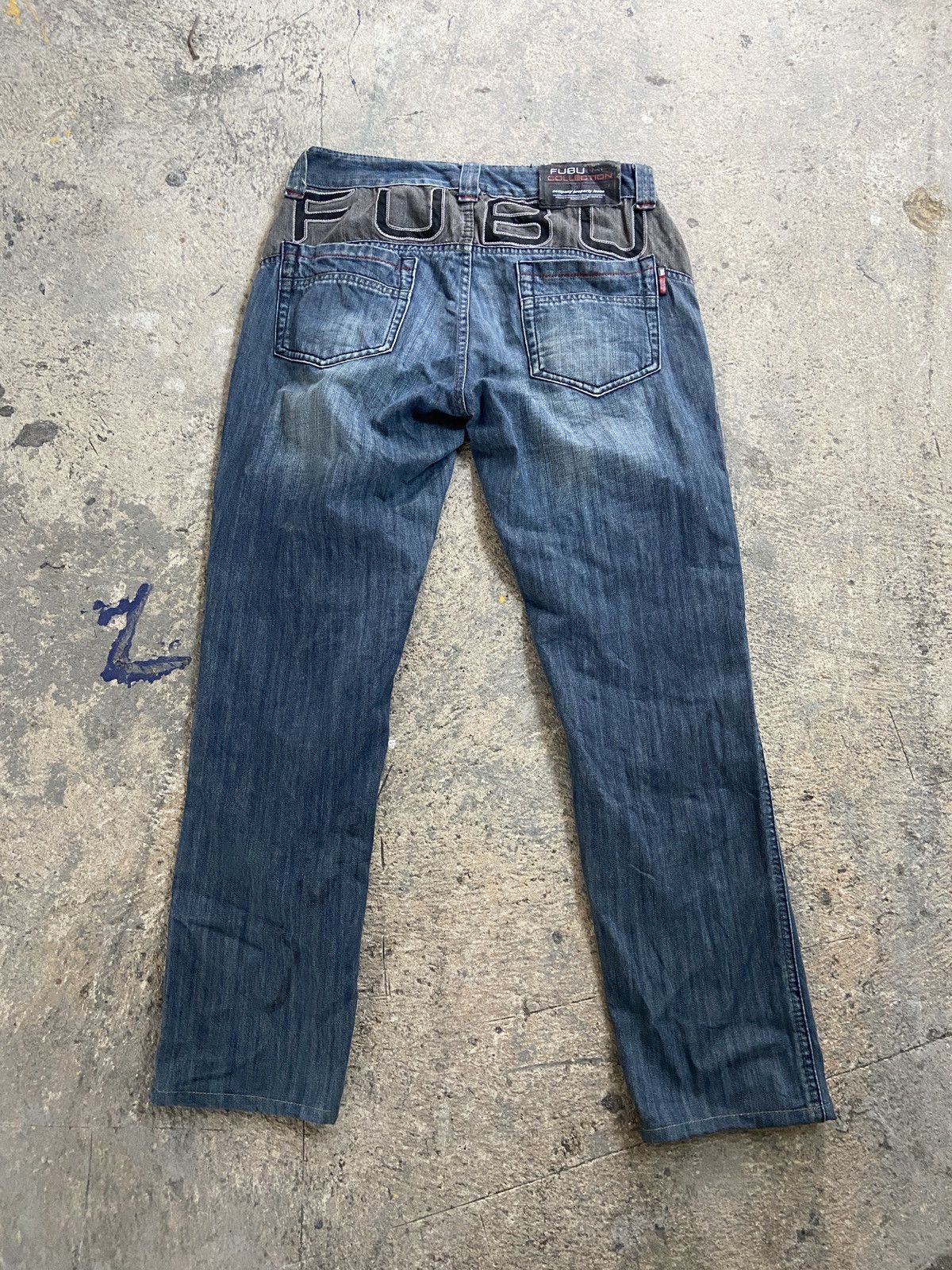 Fubu × Vintage Vintage Fubu Spellout Denim Size US 32 / EU 48 - 7 Thumbnail