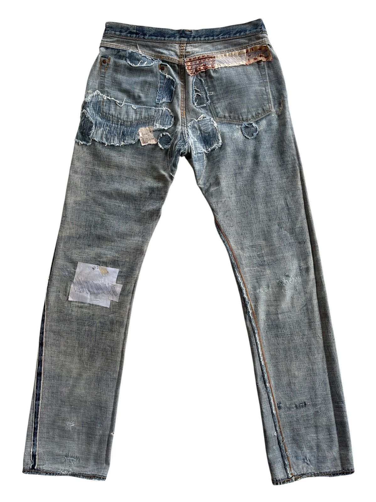 Studio D'Artisan Studio D'artisan Ripped Distressed Selvedge Denim Size US 32 / EU 48 - 18 Thumbnail