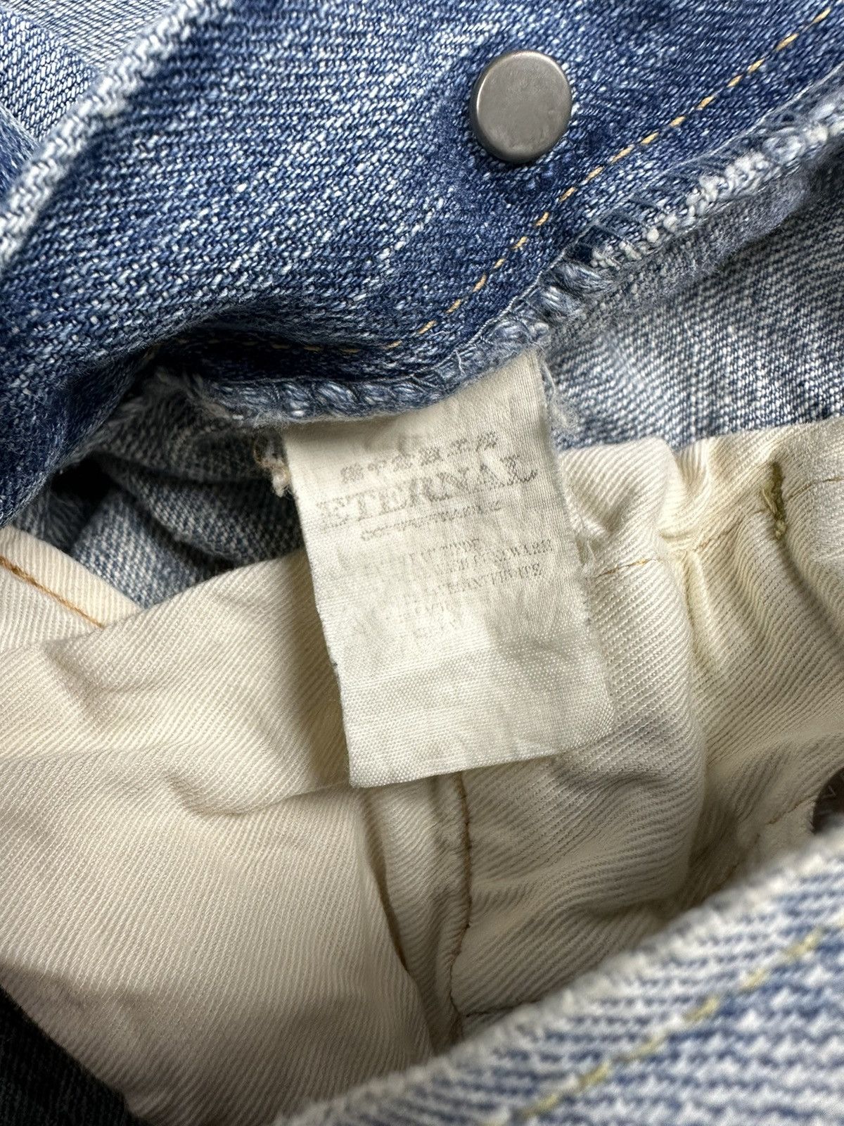 Eternal Vintage Eternal Distressed Denim Size US 32 / EU 48 - 10 Thumbnail