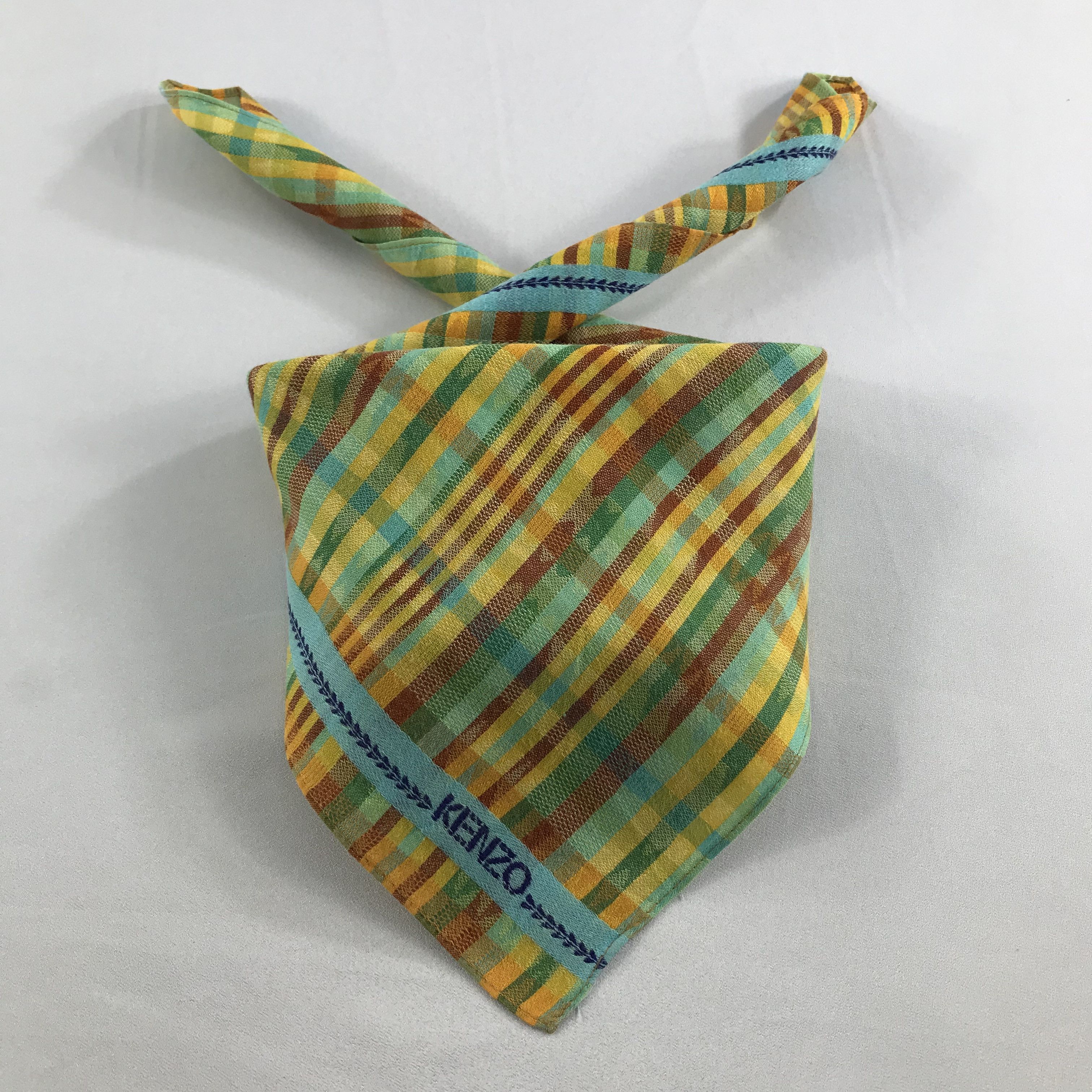 Kenzo × Vintage Kenzo Bandana / Handkerchief / Neckerchief - S2638 Size ONE SIZE - 3 Thumbnail