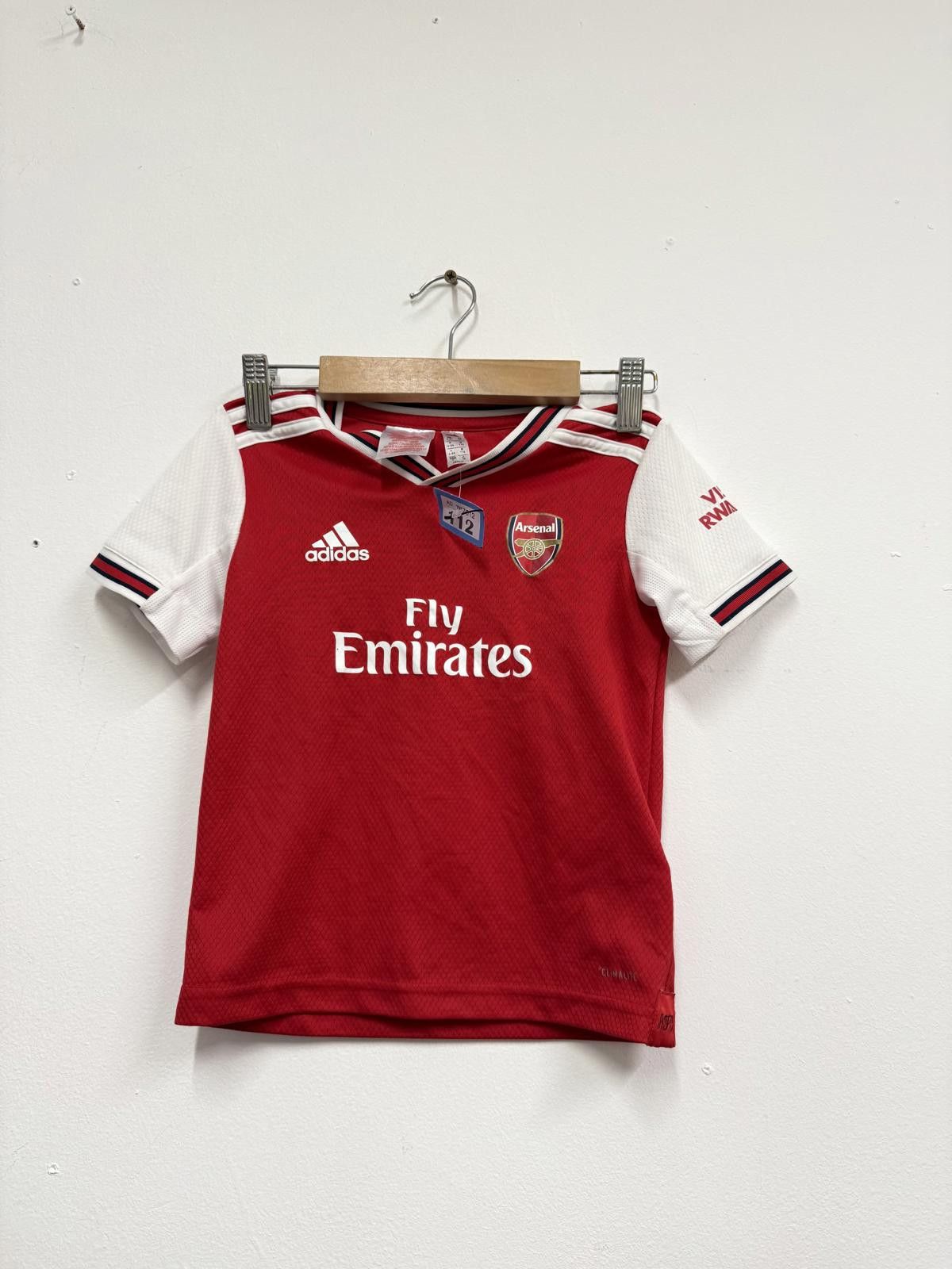 Adidas Arsenal Football Club Youth Soccer Jersey Red White 5T Size ONE SIZE - 1 Thumbnail
