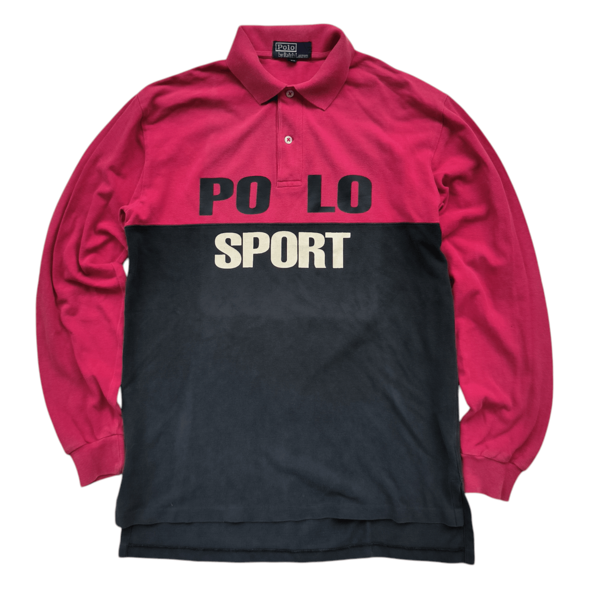Polo Ralph Lauren Rare 1992 polo sport spell out Rugby Shirt