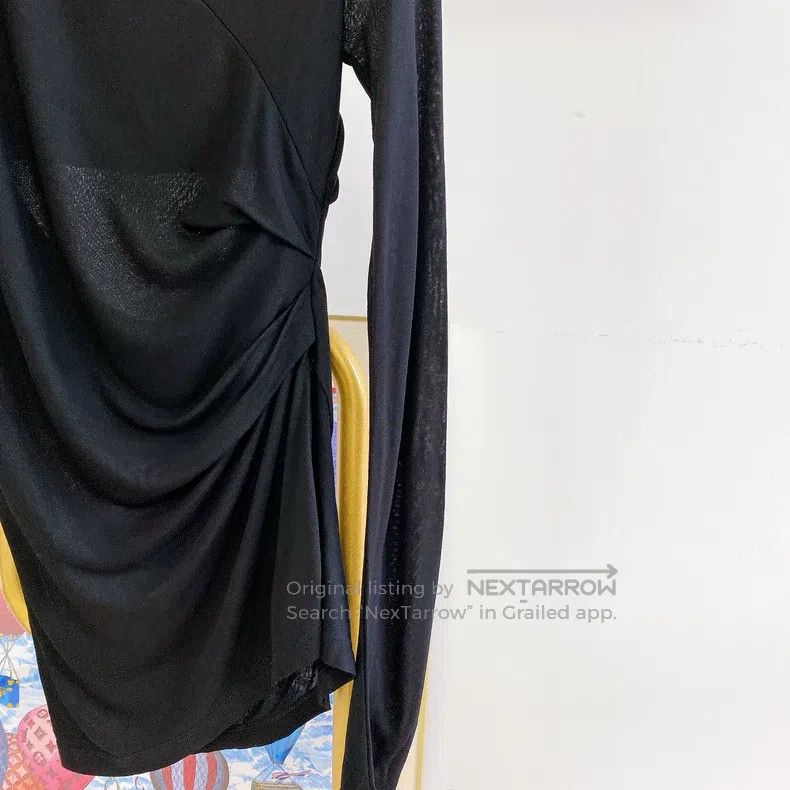 Helmut Lang HELMUT LANG Black Backless Top - Size XS Size XS / US 0-2 / IT 36-38 - 4 Thumbnail