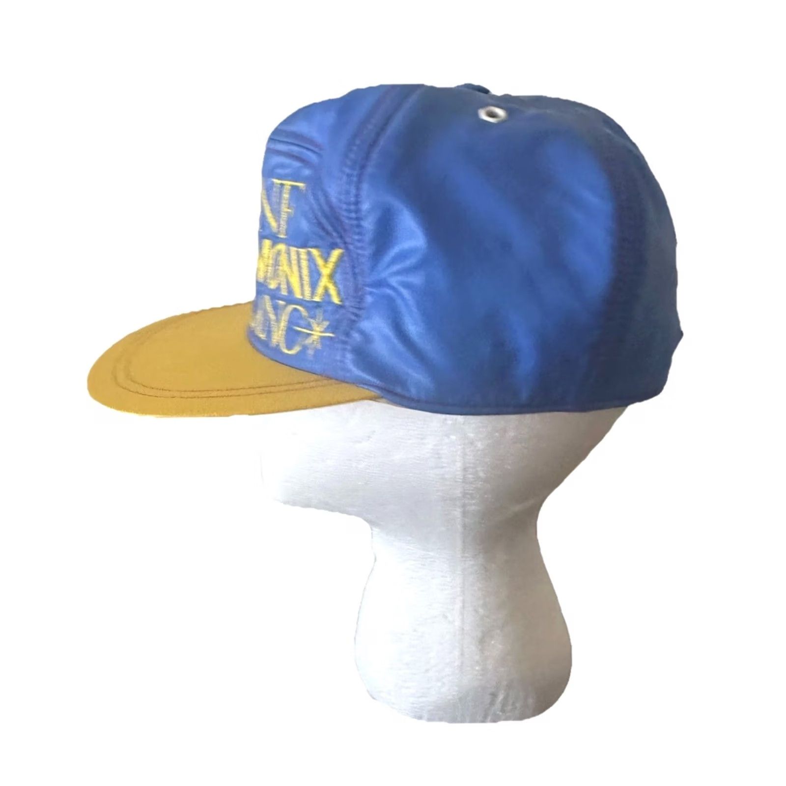 Vintage VINTAGE 80s Alpine Chamonix Mt Blanc France Adjustable Cap Hat Unbranded One Size Blue Baseball Cap Womens/Mens Size ONE SIZE - 3 Thumbnail
