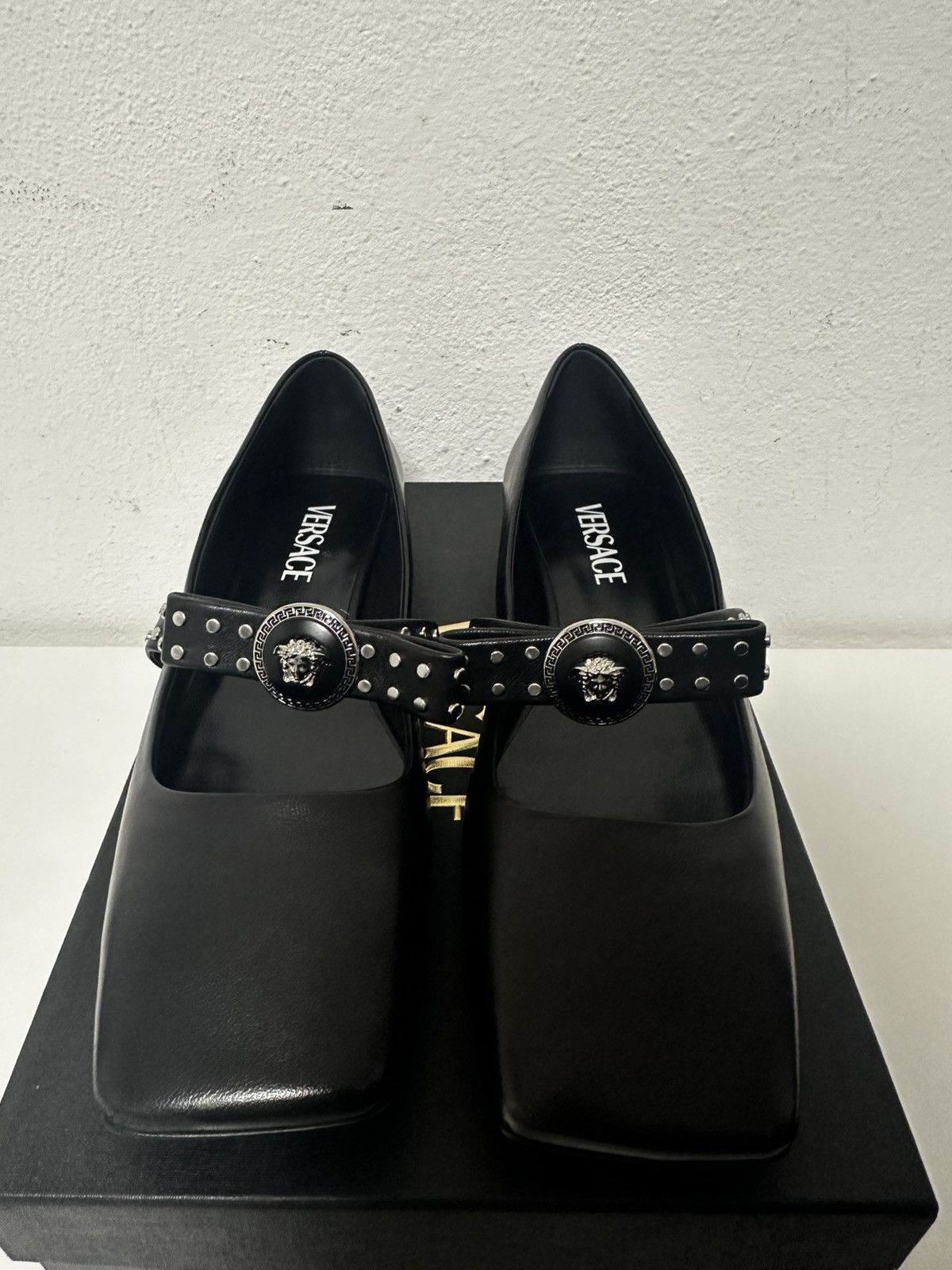 Versace Versace Gianni Ribbon Studded Ballerina Size US 9 / IT 39 - 5 Thumbnail