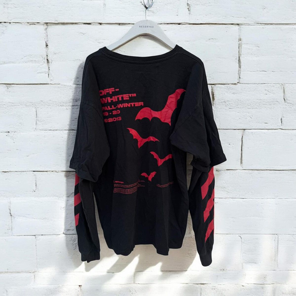 Off-White Off-White Diagonal Bats Layered Longslevve Size US M / EU 48-50 / 2 - 2 Thumbnail