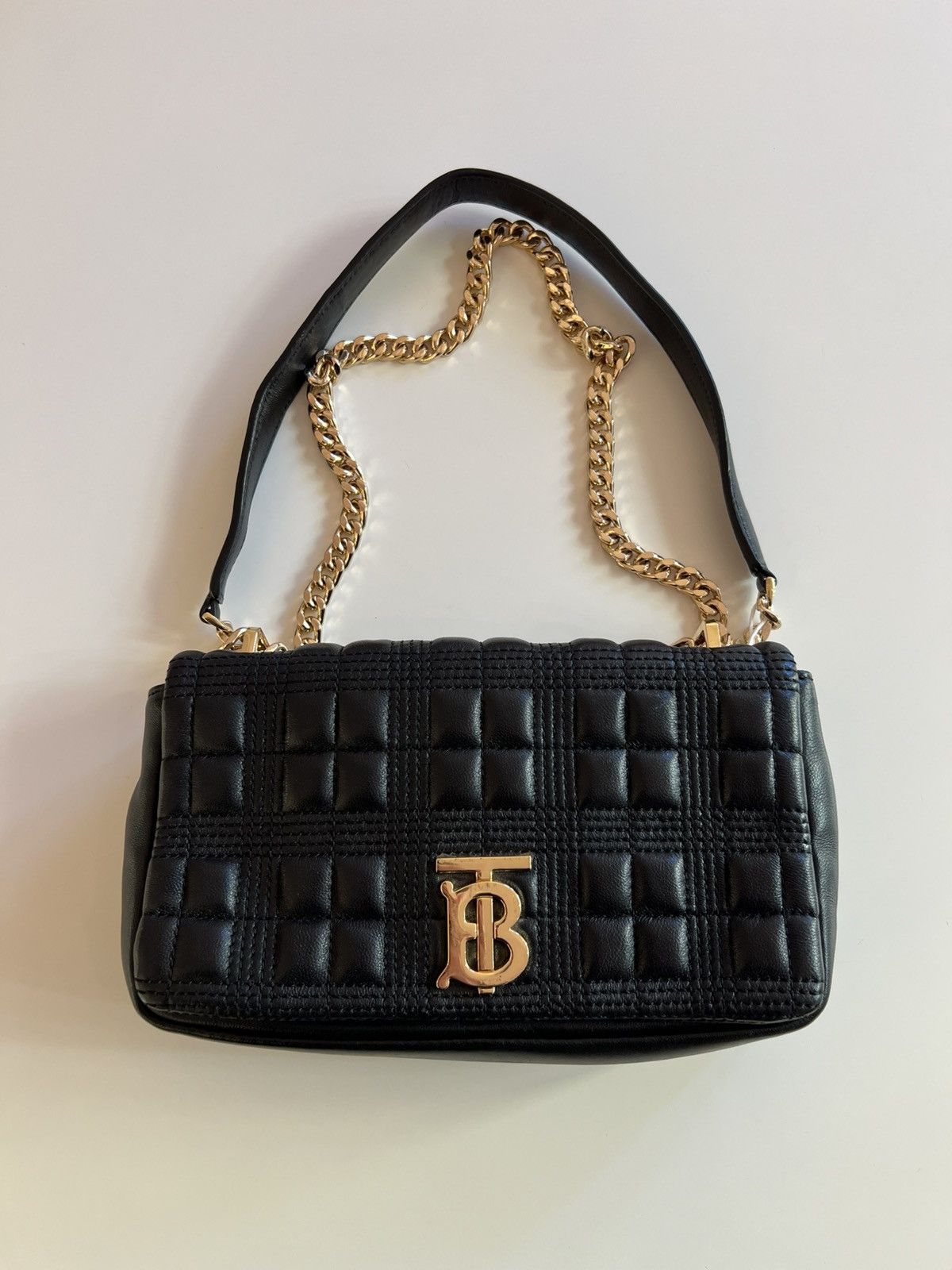 Burberry Leather Crossbody Bag in Black, Women's