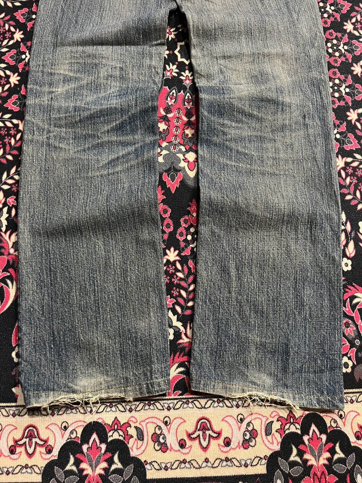 Japanese Brand Japanese Brand Rusty Blue Faded Washed Distressed Jeans Size 26" / US 2 / IT 38 - 9 Thumbnail