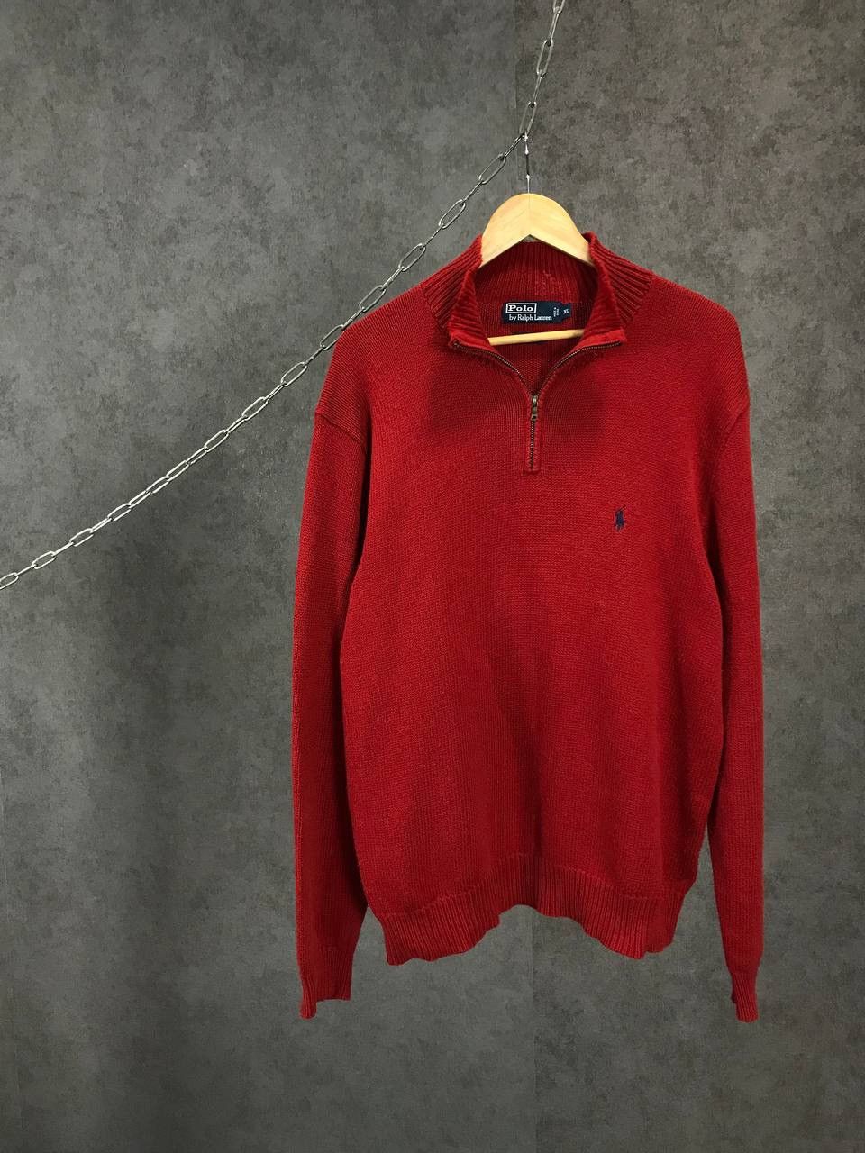Polo Ralph Lauren Polo Ralph Lauren vintage 1/3 zip sweater Size US XL / EU 56 / 4 - 1 Thumbnail