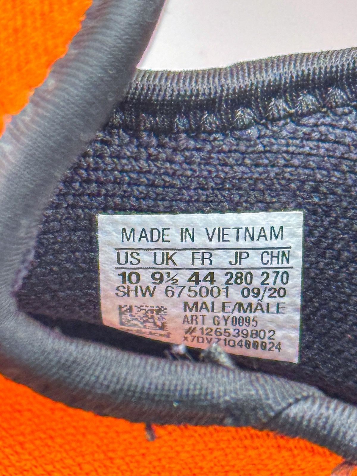 Adidas × Pharrell Adidas x Pharrell Williams NMD Hu Orange Size US 10 / EU 43 - 17 Thumbnail