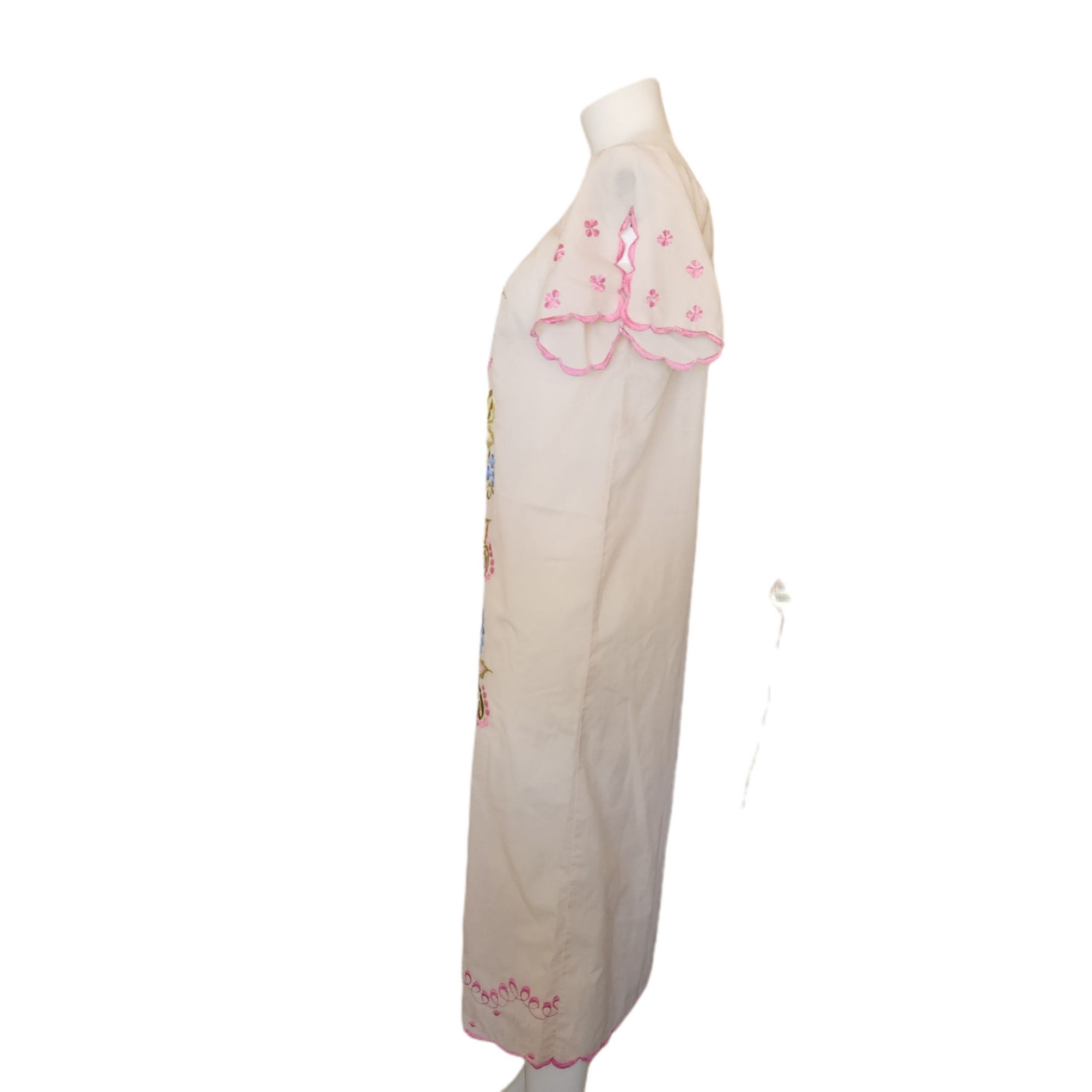 Vintage Mexican floral maxi dress vintage Romantic Mexico ethnic Size M / US 6-8 / IT 42-44 - 5 Thumbnail