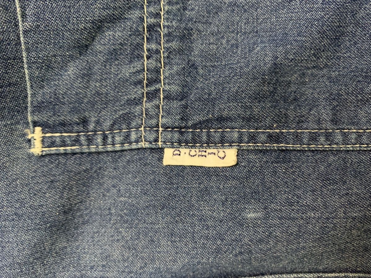 Japanese Brand Rare Design Denim Chic Double Pocket Soft Denim Button Ups Size US L / EU 52-54 / 3 - 6 Thumbnail