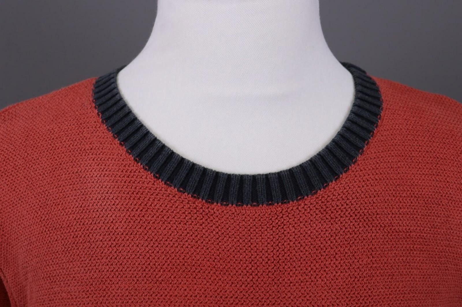 Lacoste Lacoste Red Crew Neck Knit Sweater Size 5 / L Size US L / EU 52-54 / 3 - 7 Thumbnail