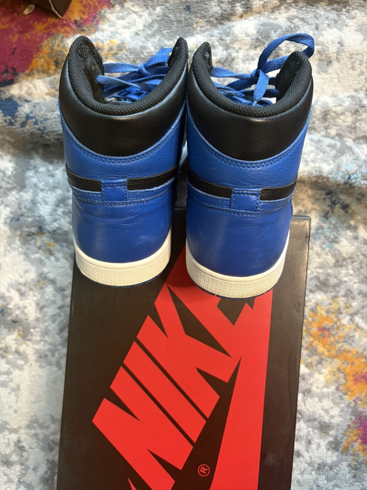 Jordan Brand Air Jordan Retro 1 Royal 2017 size 11.5 Size US 11.5 / EU 44-45 - 4 Thumbnail