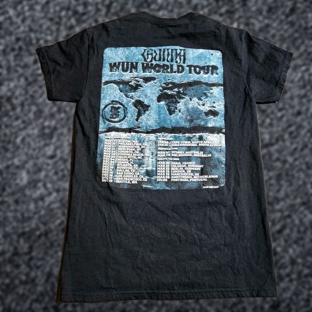 Gildan Mens S GUNNA WUN World Tour 2024 T Shirt One of Wun Rap Tee Concert Double Sided Black 100% Cotton Gildan Short Sleeve Tee Mens Size US S / EU 44-46 / 1 - 1 Thumbnail