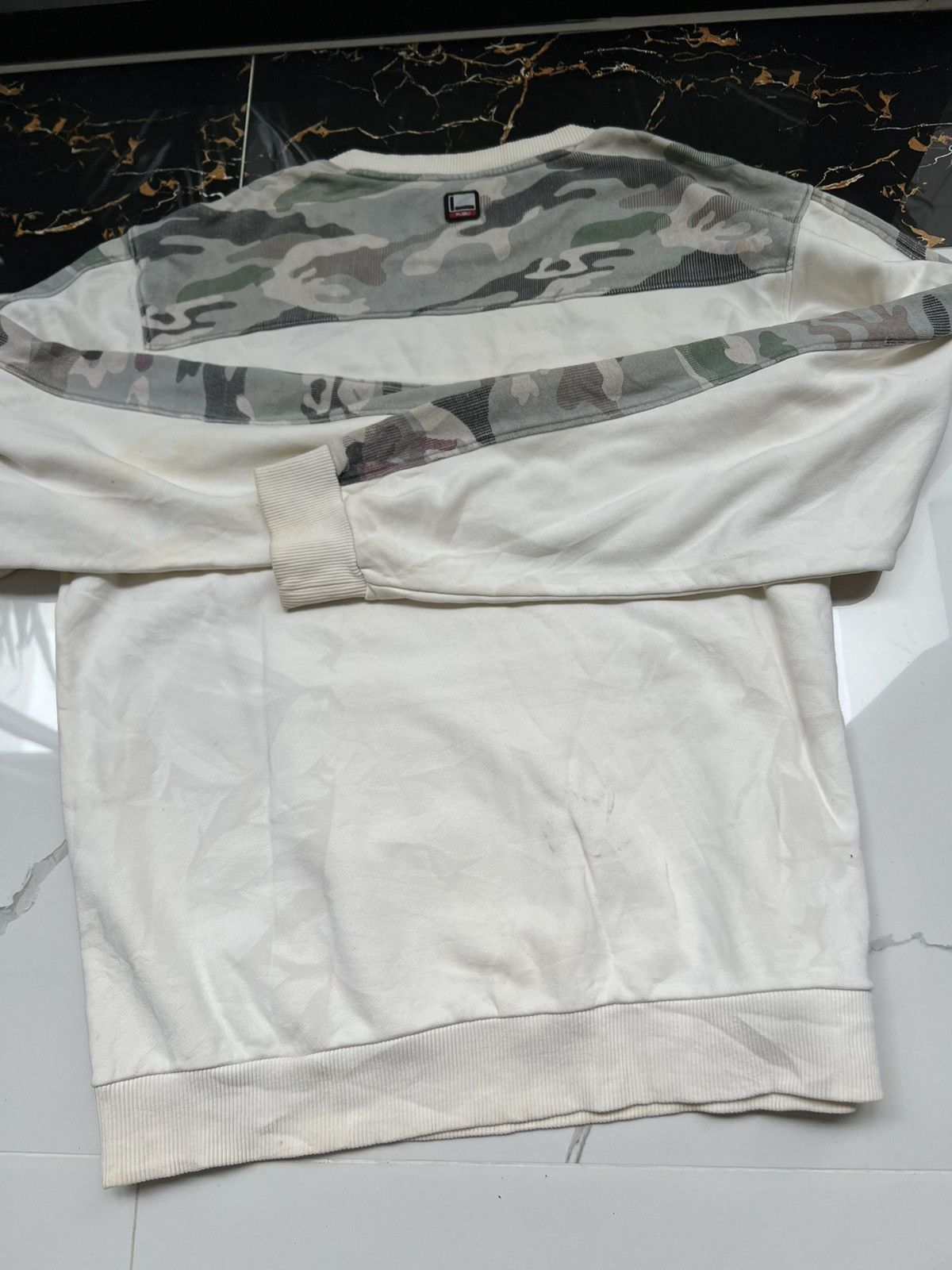 Fubu × Vintage 90’s FUBU RARE CAMO 5 RETRO CREWNECK Y2K Size US XL / EU 56 / 4 - 9 Thumbnail