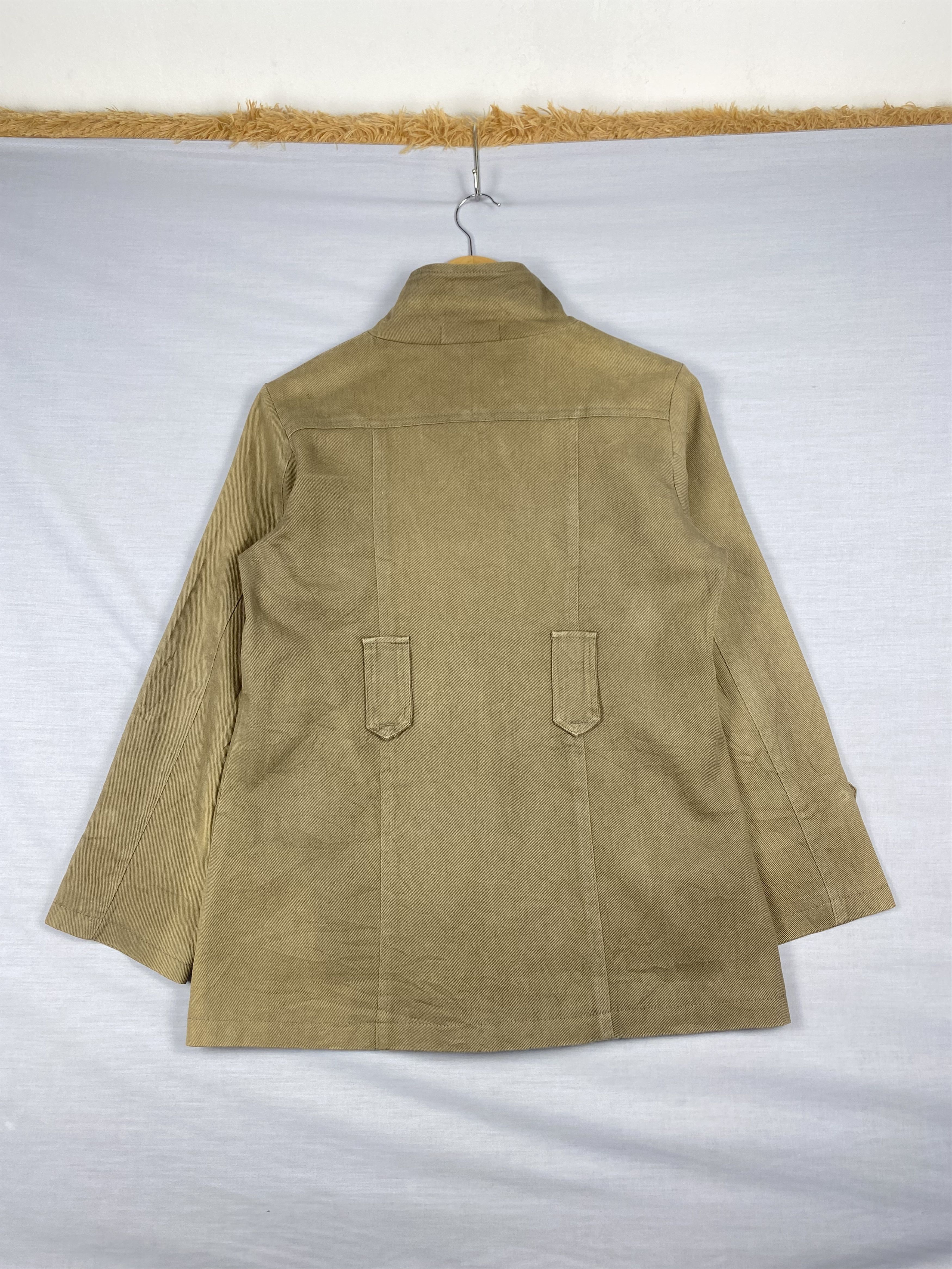 Japanese Brand Vintage Shishimei Zip Up Plain Canvas Parkas Jacket Size US M / EU 48-50 / 2 - 4 Thumbnail