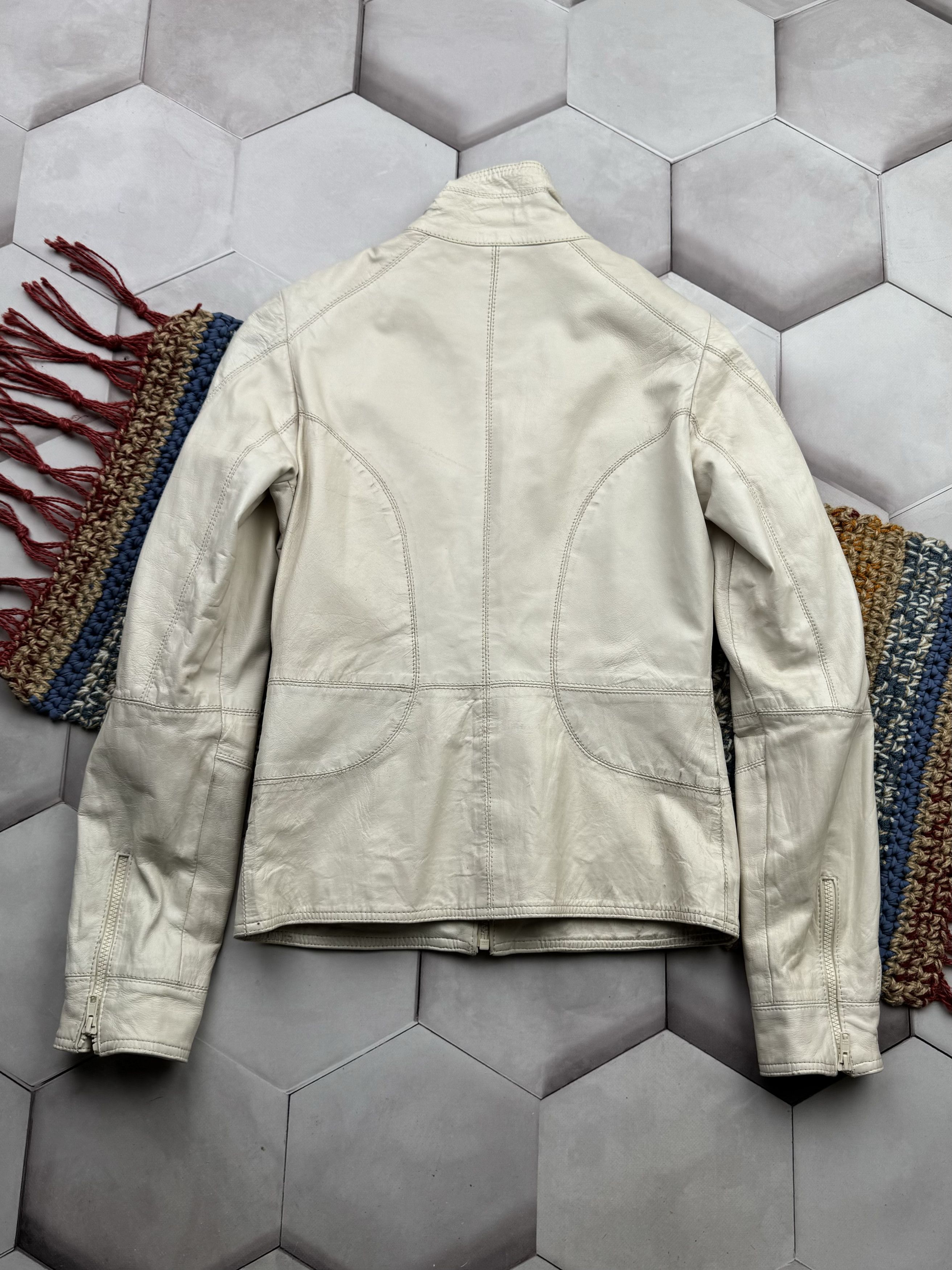 Japanese Brand Vintage Leather Jacket (E4) Size M / US 6-8 / IT 42-44 - 12 Thumbnail
