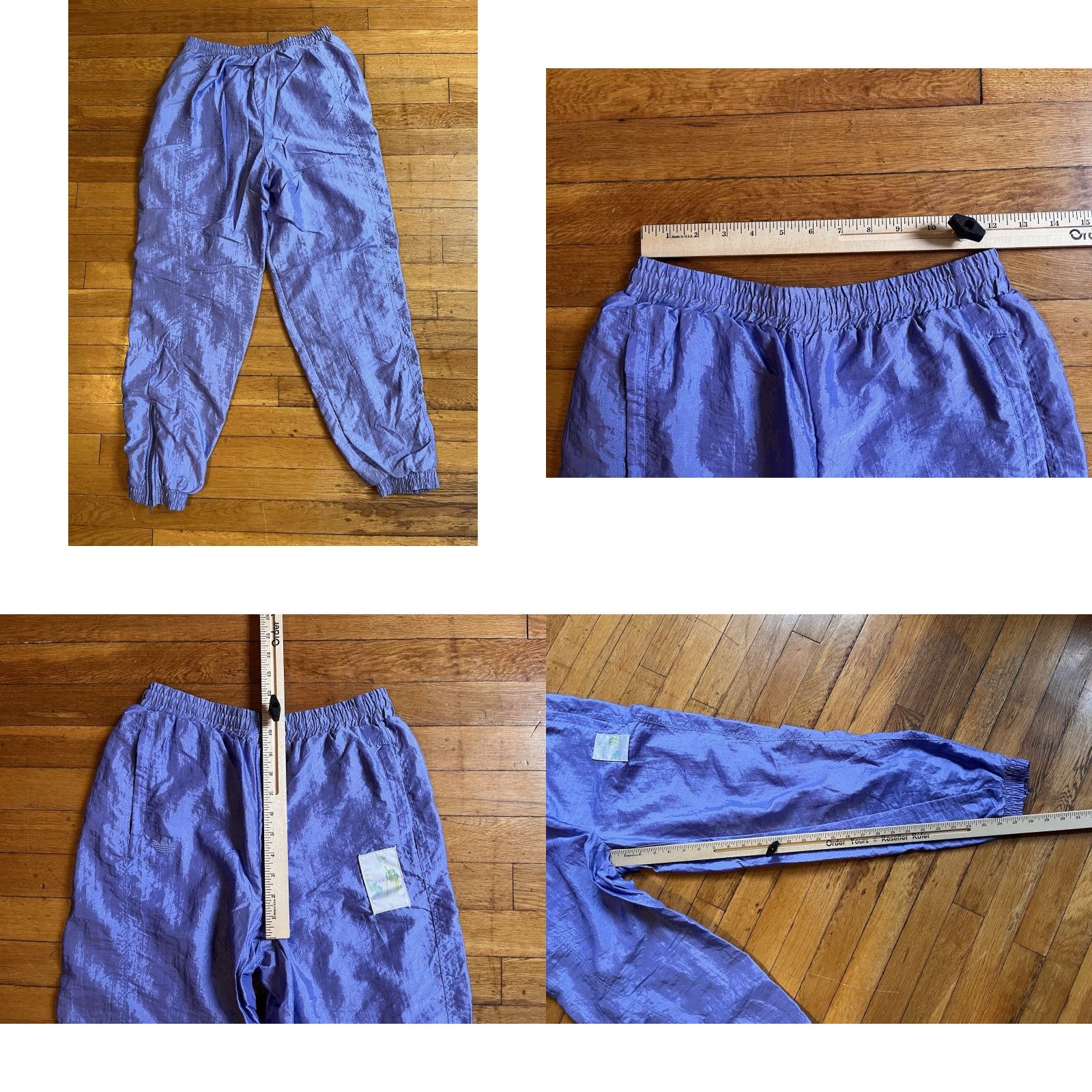 Adidas VINTAGE adidas Track Suit Women’s Small White Lavender Nylon 90s Made in France Size S / US 4 / IT 40 - 11 Thumbnail