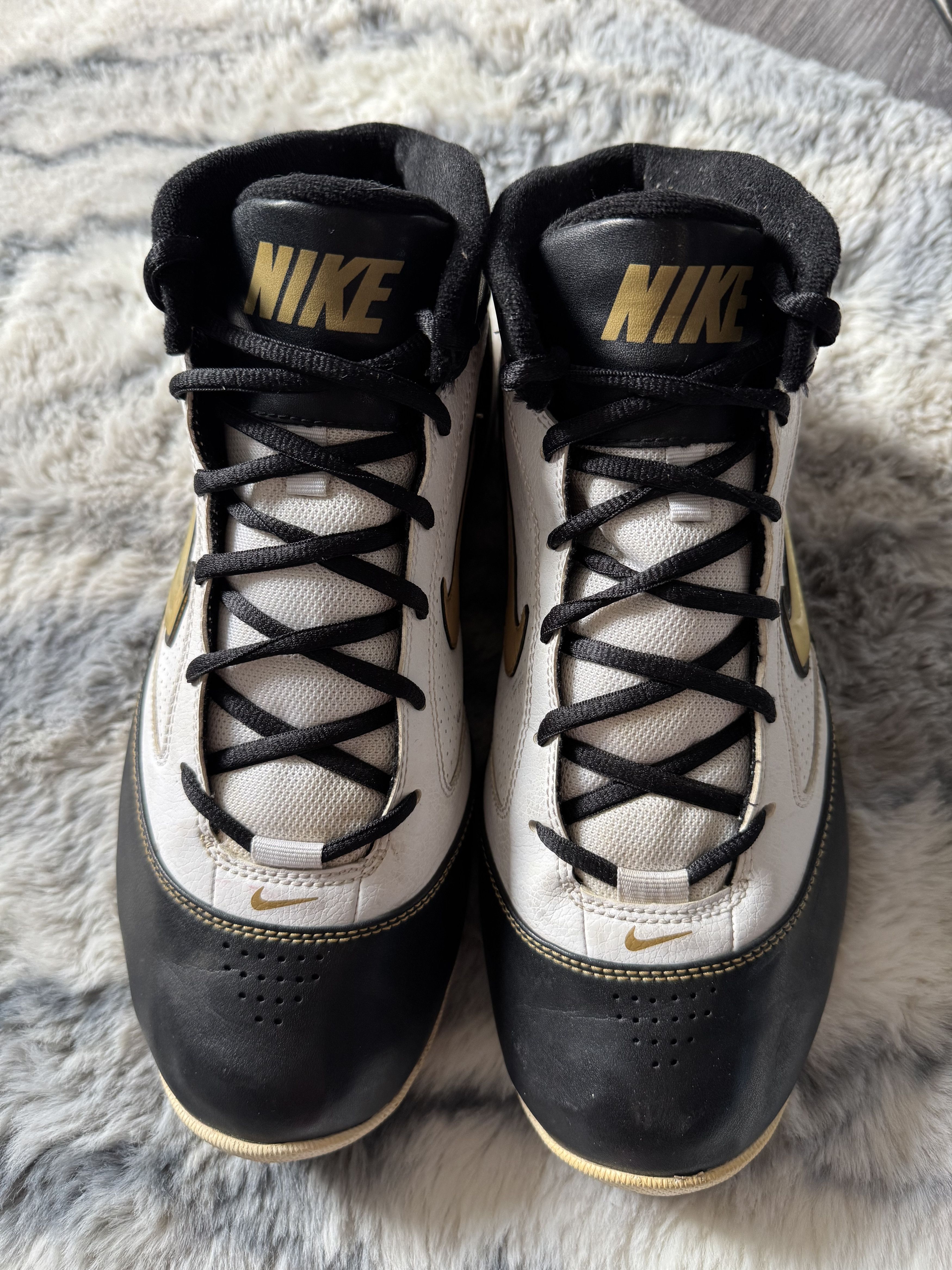 Nike Vintage Nike Air Flight Scorer Hi-Top Sneakers Size US 11 / EU 44 - 4 Thumbnail