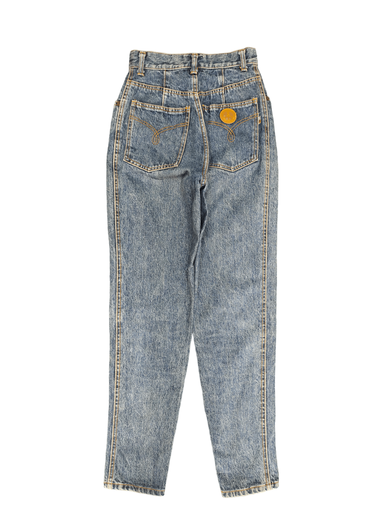Moschino Vintage 90s Moschino Denim Jeans High Rise Size 24" / US 00 / IT 34 - 1 Thumbnail