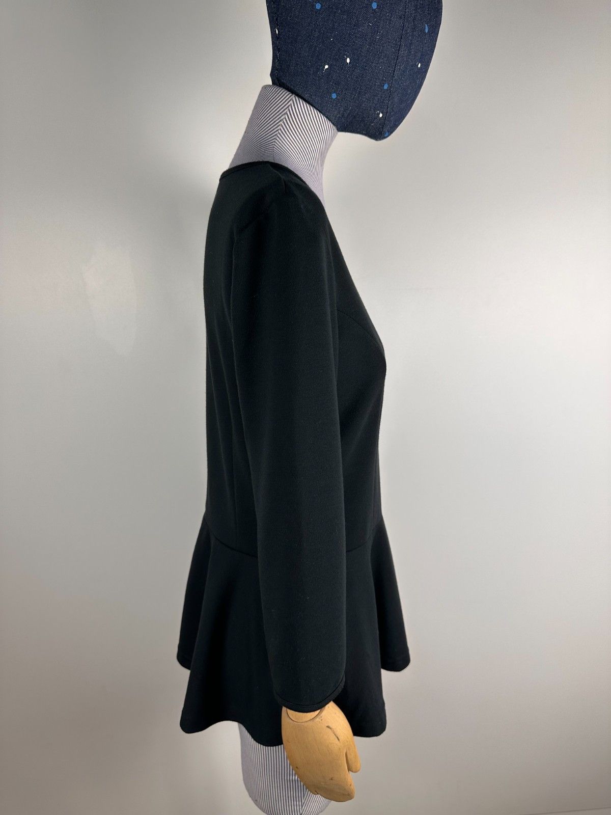Dior Dior Uniforms Cropped Sleeve Flared Bottom Black Pullover Size L / US 10 / IT 46 - 7 Thumbnail