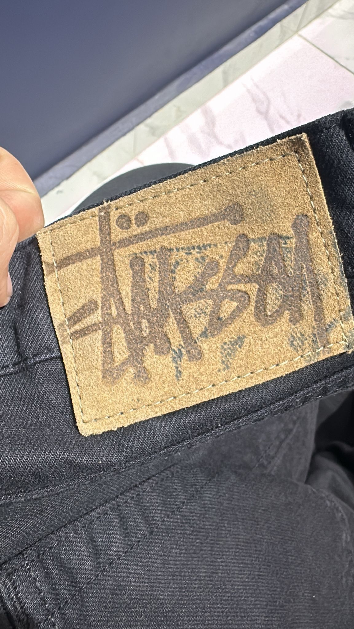 Stussy × Vintage Stüssy Classic Jean Black Size 31 Size US 31 - 6 Thumbnail