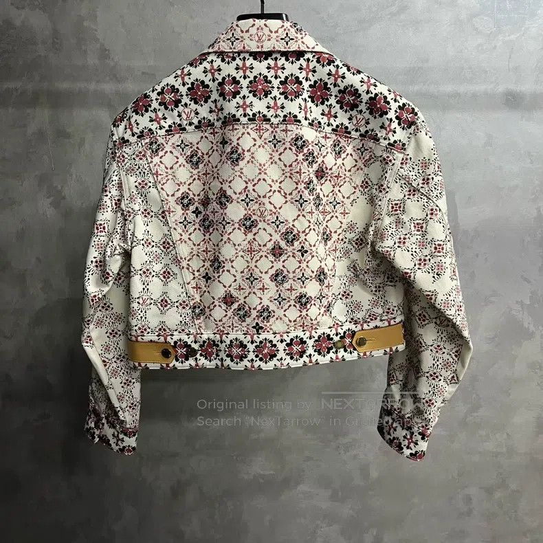 Louis Vuitton Louis Vuitton Cropped jacket with multi-color floral print Size XS / US 0-2 / IT 36-38 - 6 Thumbnail