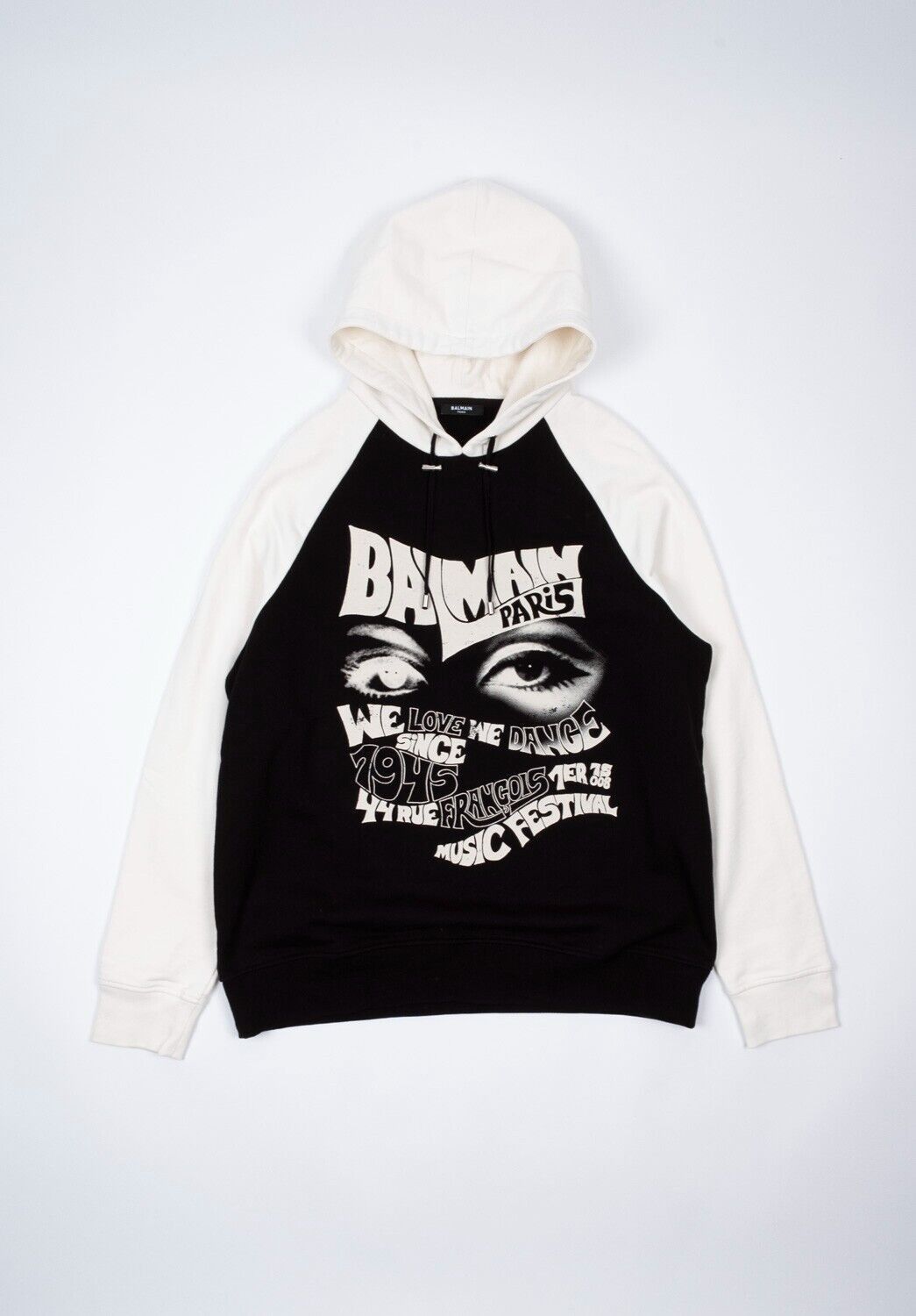 Balmain Original New Balmain Men Hooded Jumper Size M H5224 Size US M / EU 48-50 / 2 - 1 Thumbnail