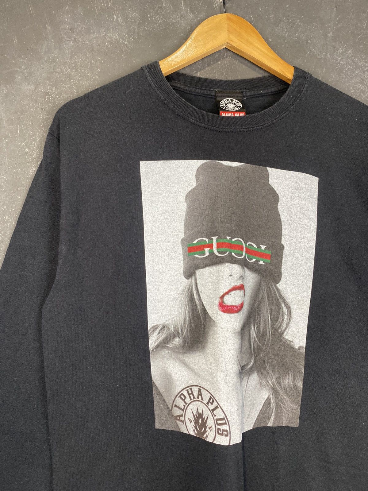 Japanese Brand Alpha Plus Japan Gucci Parody Tee Size US M / EU 48-50 / 2 - 3 Thumbnail