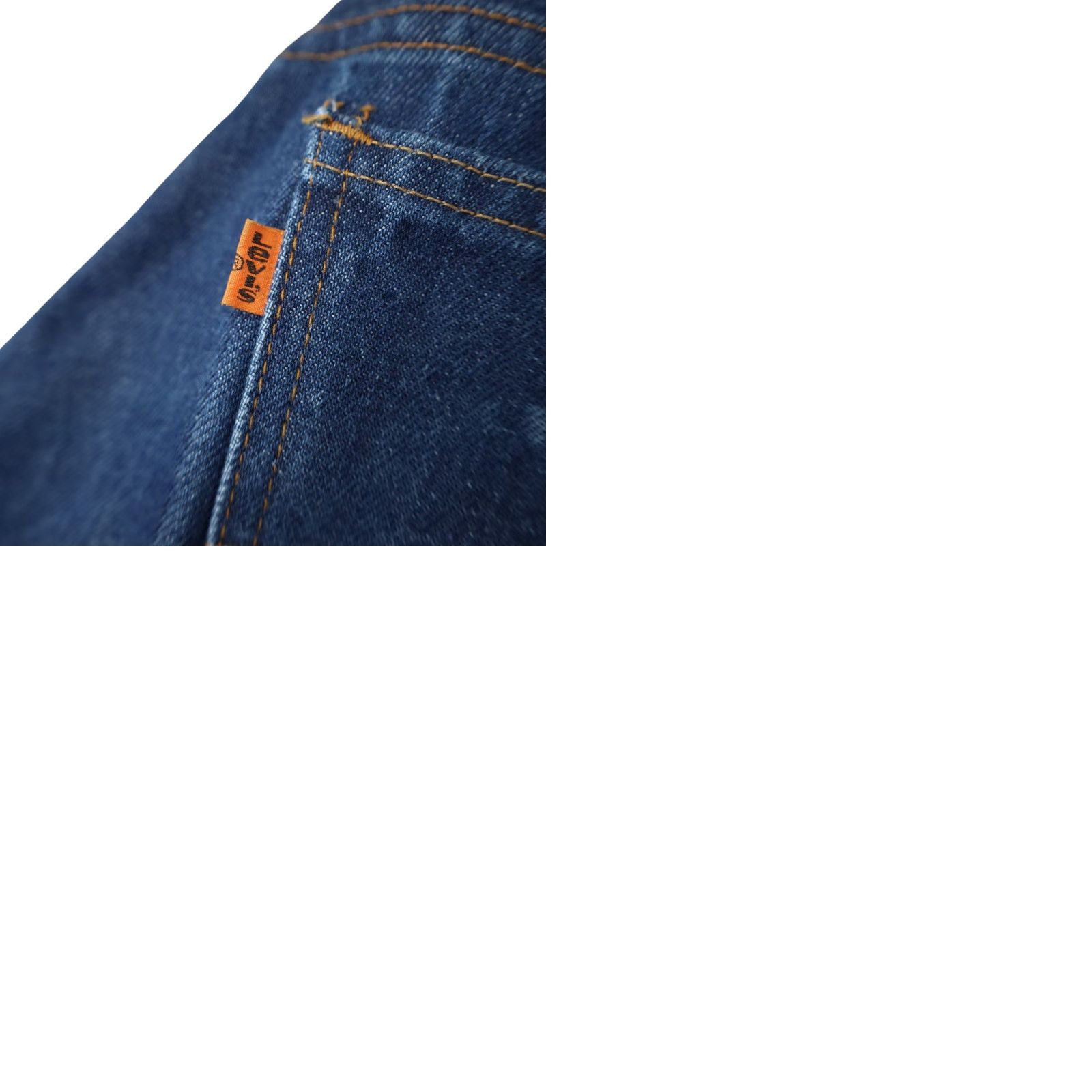 Denime VINTAGE Levis 517 Orange Tab Boot Cut Denim Jeans Shirt - 30x30 Blue Mens Size US 30 / EU 46 - 10 Thumbnail
