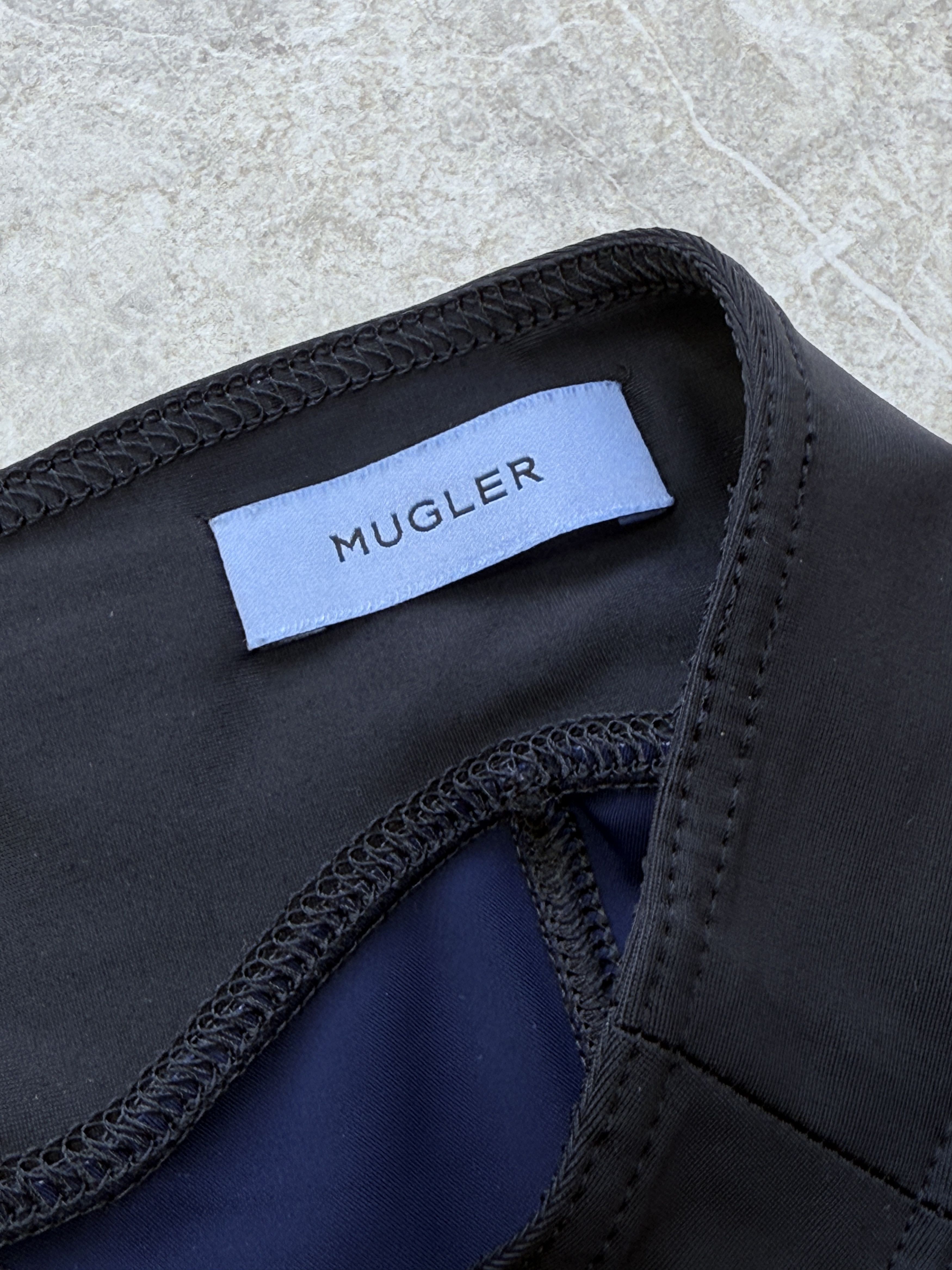 Mugler Spiral paneled biker shorts Size 27" / US 4 / IT 40 - 4 Thumbnail