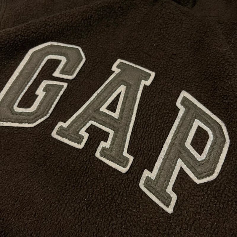 Gap Vintage Gap Spellout Sherpa Fleece Hoodie Y2K Size US S / EU 44-46 / 1 - 3 Thumbnail