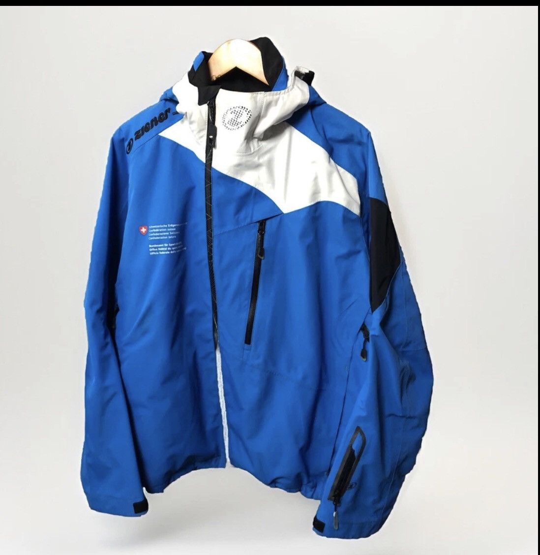 Berghaus Ziener Ski Jacket Men’s Size 54 – Swiss Ski Team Waterproof Size US XL / EU 56 / 4 - 1 Thumbnail