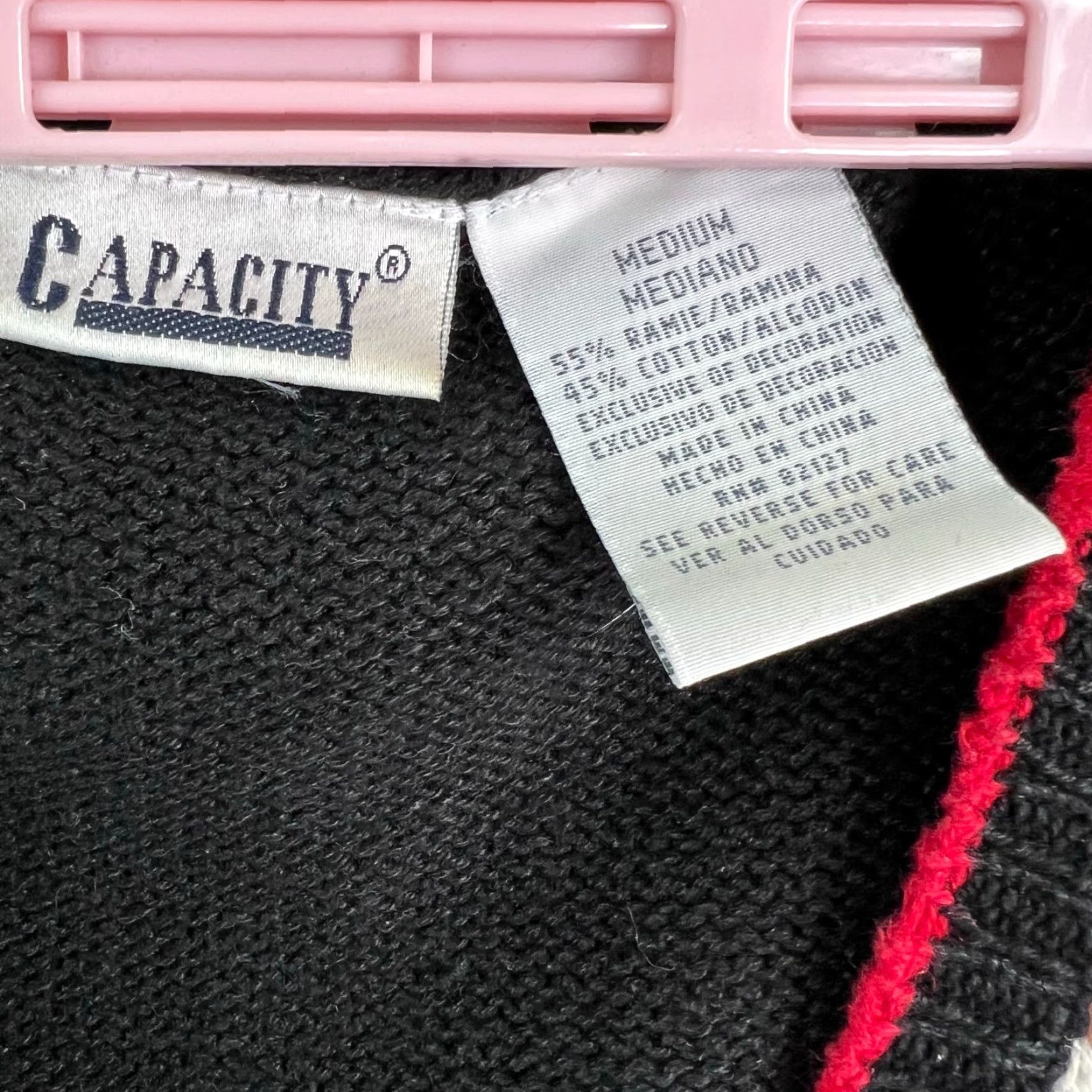 Vintage VINTAGE Capacity Women's Vest Adult Medium Black Dog Bone Knit Sleeveless V-Neck Womens Size M / US 6-8 / IT 42-44 - 6 Thumbnail
