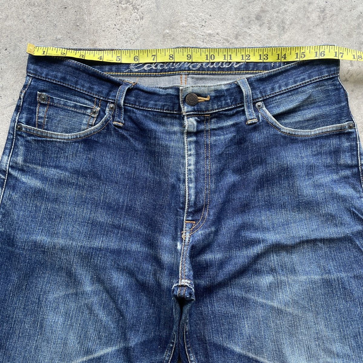 Eddie Bauer W34💥 Eddie Bauer Distressed Faded Jeans Pants Denim Size US 34 / EU 50 - 5 Thumbnail
