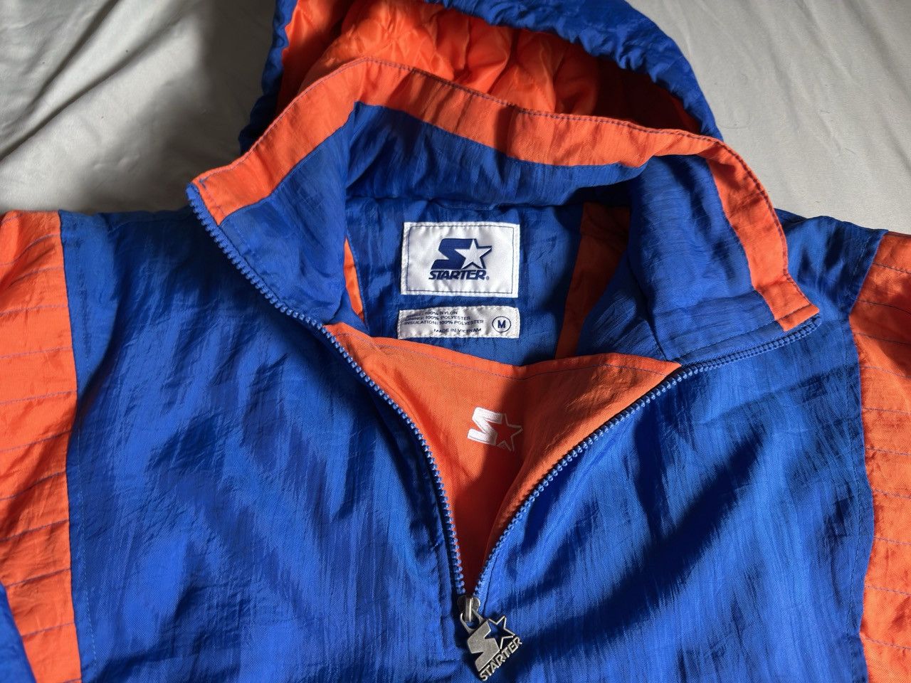 Starter New York Knicks Starter Bomber Jacket Medium Size US M / EU 48-50 / 2 - 7 Thumbnail