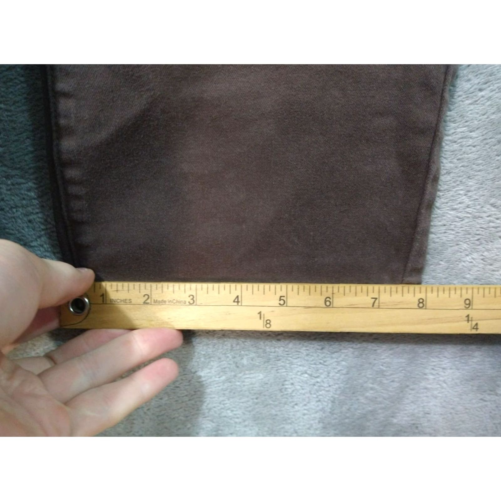 NYDJ NYDJ Jeans Women 14 Brown Denim Bootcut High Rise Stretch 5-Pocket 27 Inseam NYDJ Tummy Tuck Solid Button Zip Size 36" / US 14 / IT 50 - 6 Thumbnail