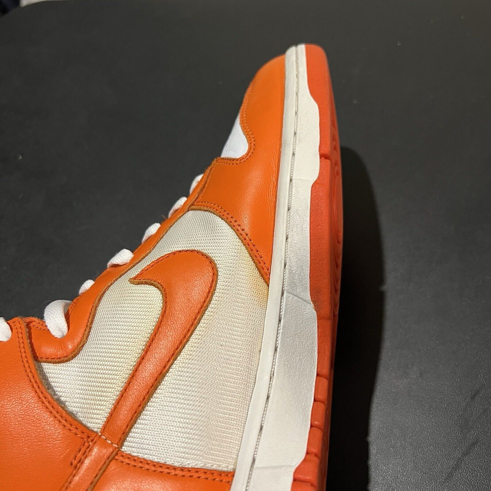 Nike Nike Dunk High Men's 11 Syracuse Orange 317982-181 2009 Size US 11 / EU 44 - 7 Thumbnail