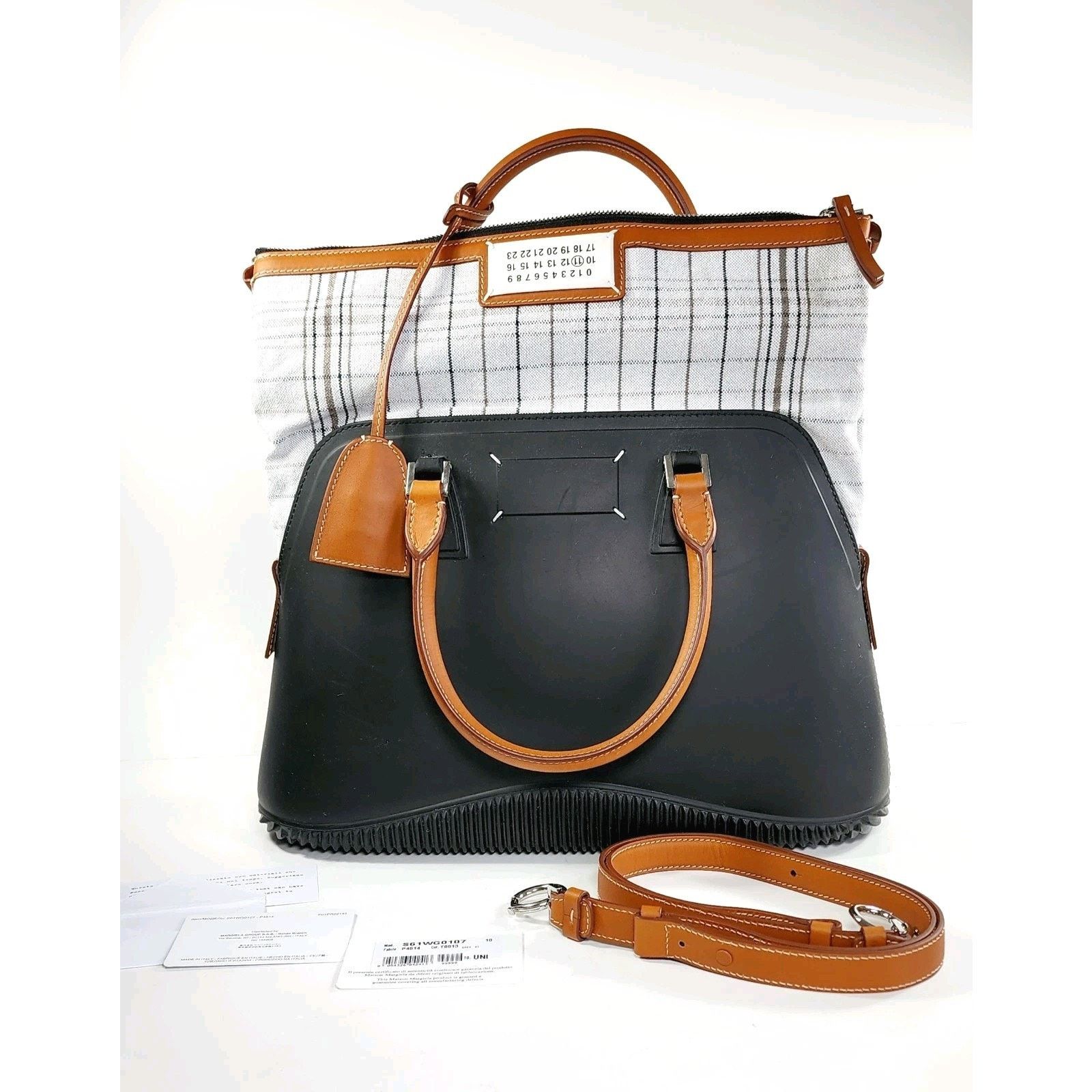 Maison Margiela MAISON MARGIELA 5AC Rubber Tote Bag Large Logo Removable Size ONE SIZE - 1 Thumbnail
