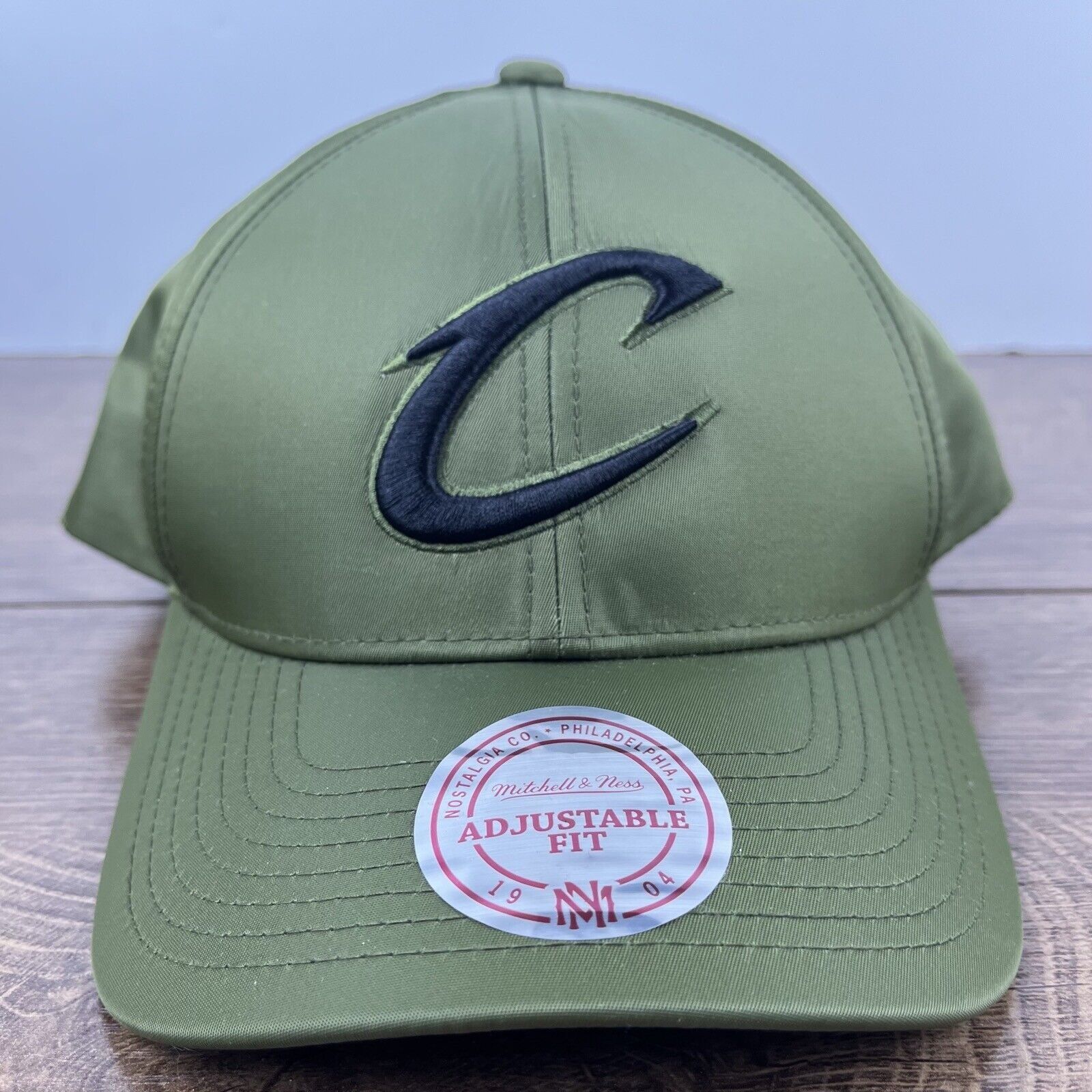 Mitchell & Ness Cleveland Cavaliers Snapback Hat Green Adjustable Hat Green Size ONE SIZE - 1 Thumbnail