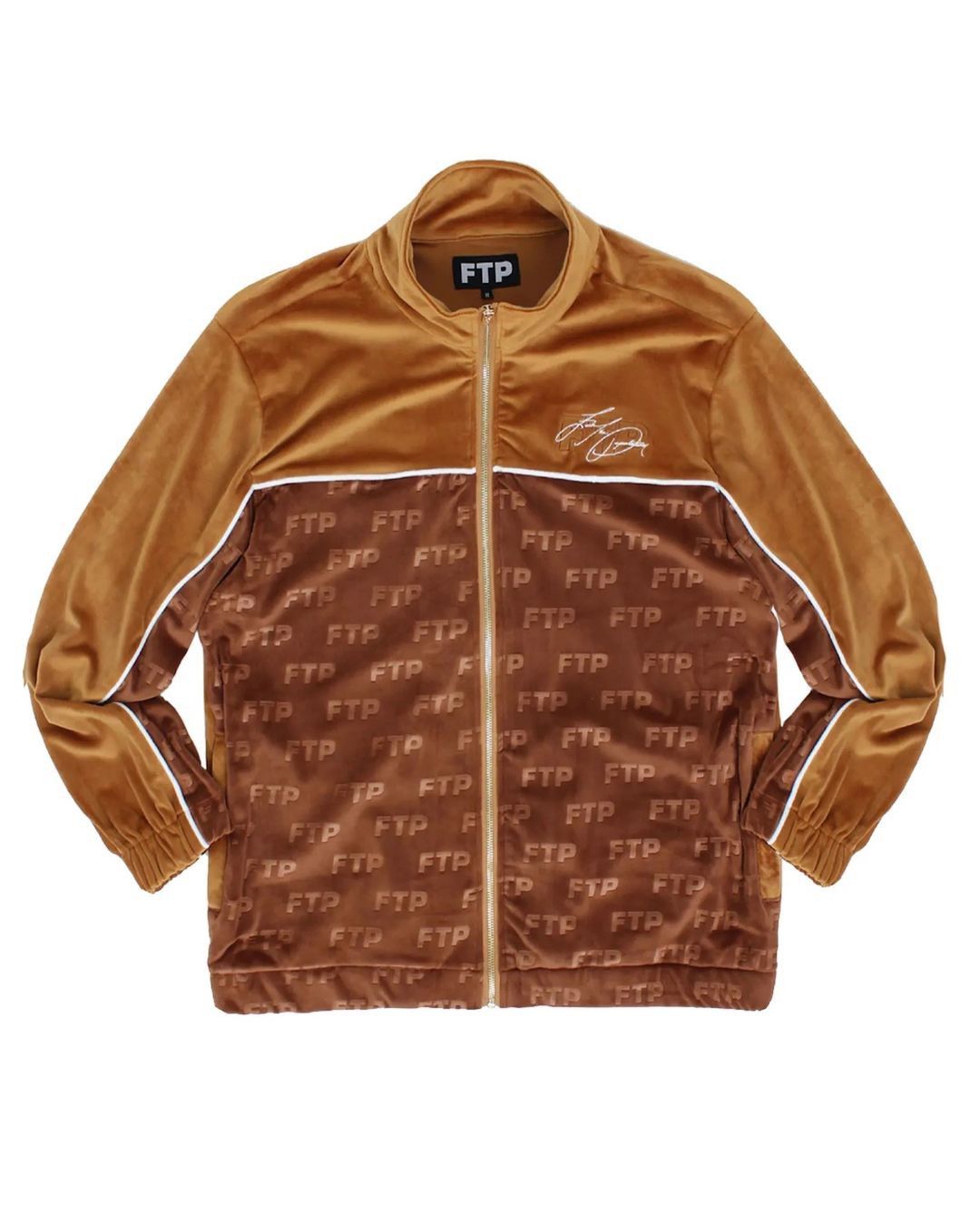 Fuck The Population FTP Signature Velour Zip-Up Jacket (2022 
